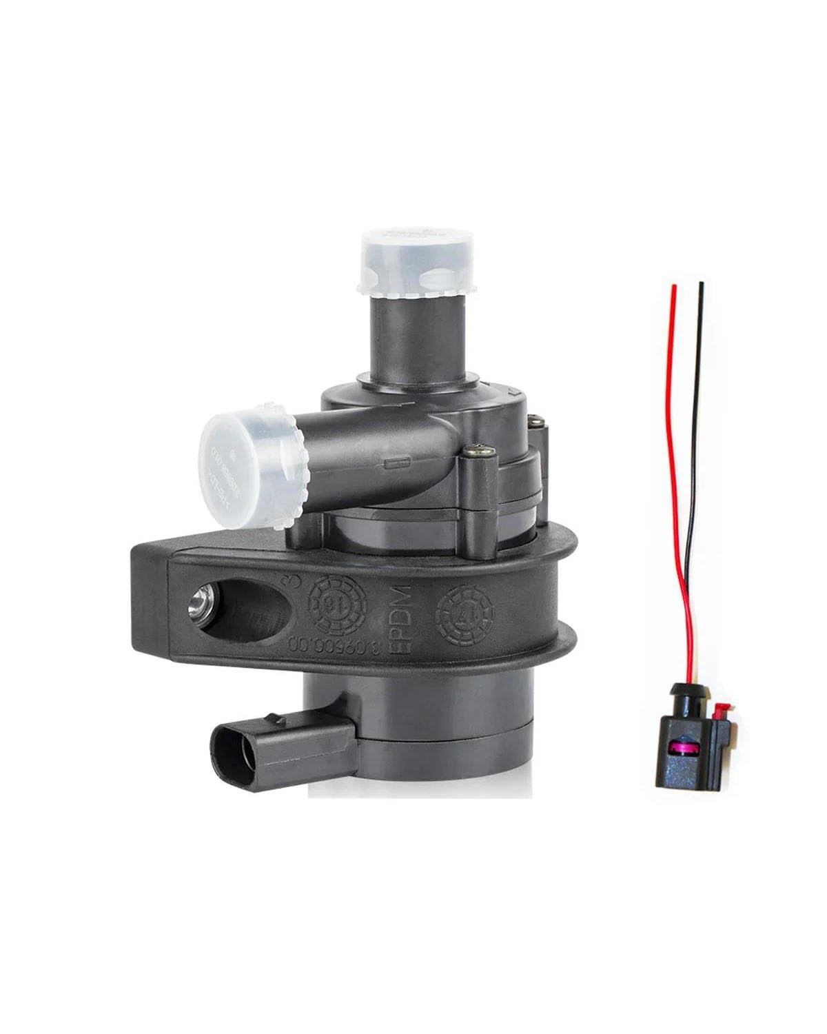 Auto-KüHlwasserpumpe Für Jetta Für Golf Für CC Für Passat 1K0965561J Kühlwasserpumpe Auto Auto Zusätzliche Hilfselektrik 12V(Water Pump Cable) von SHUGWA