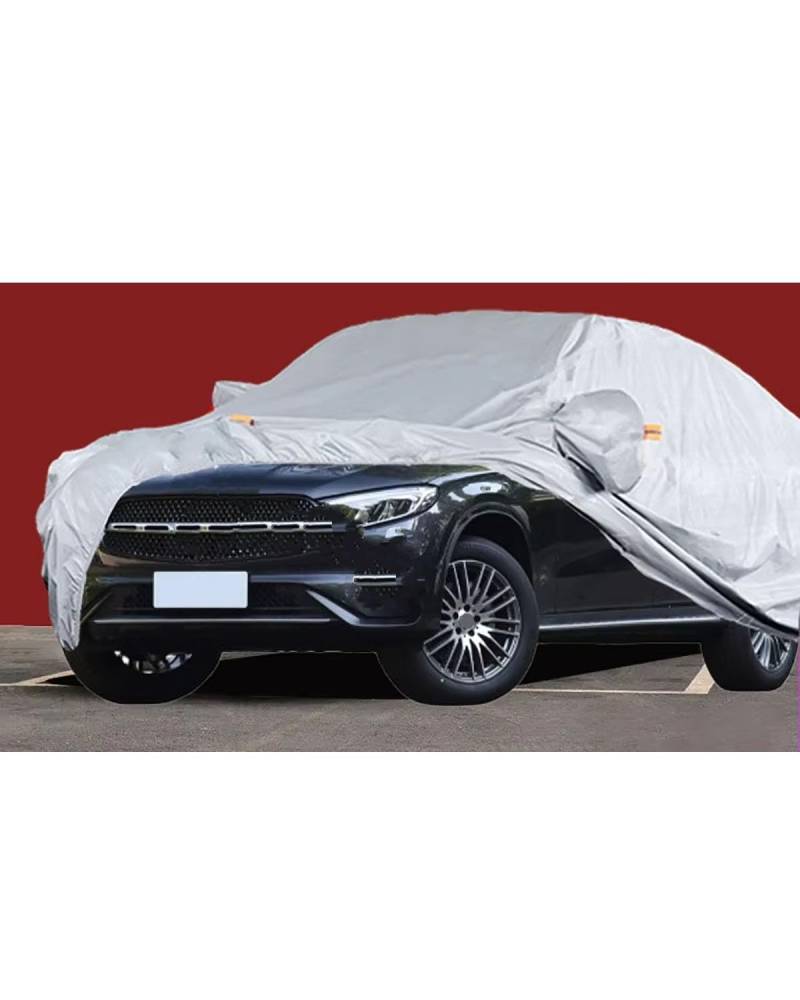 Auto abdeckplane Für Benz Für GLC Für X253 Auto Abdeckung Wasserdicht Alle Wetter Outdoor Auto Abdeckungen Schnee-Winddicht Zubehör Auto vollgarage von SHUGWA