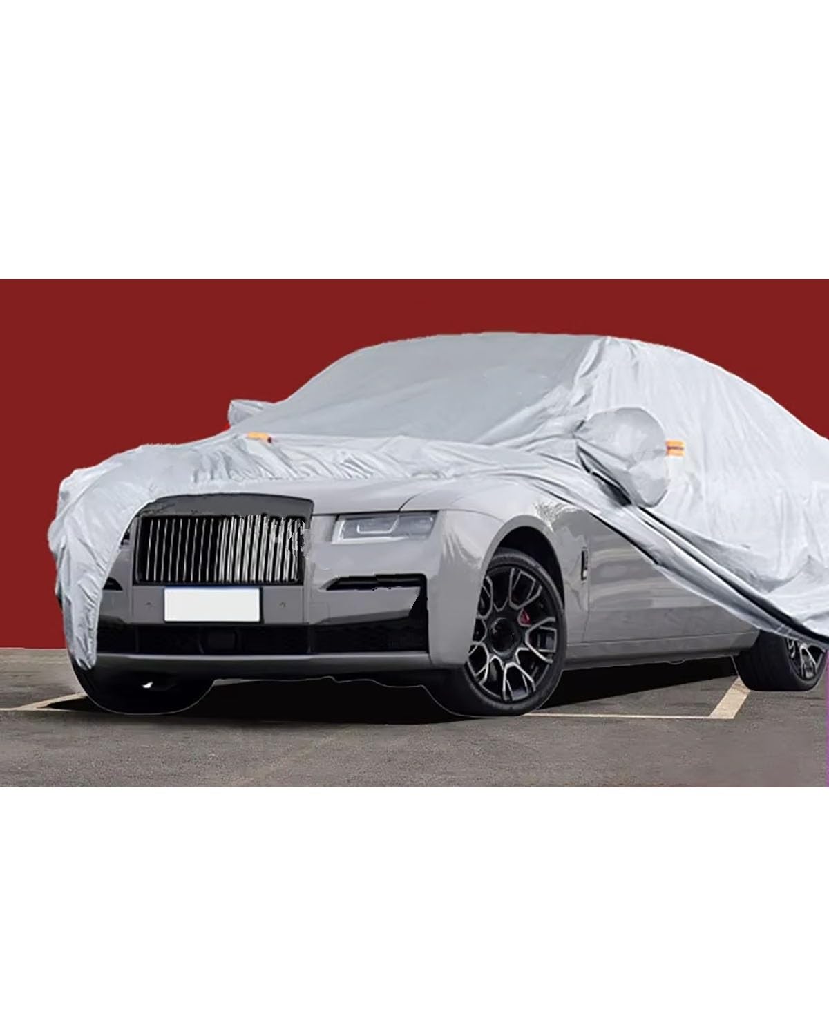 Auto abdeckplane Für Rolls-Royce Für Ghost Auto-Regenschirm-Autoabdeckung Wasserdicht Wetterbedingungen Outdoor-Autoabdeckungen Schneesicher Winddicht Zubehör Auto vollgarage von SHUGWA