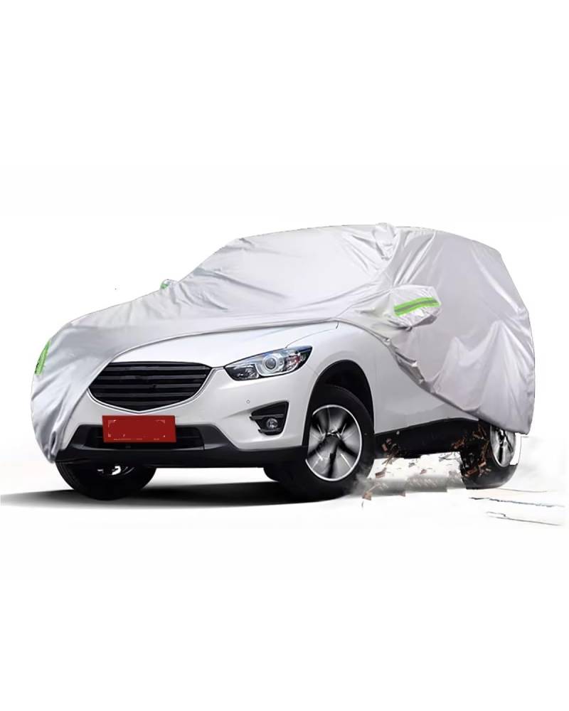 Auto abdeckplane Volle Auto Abdeckung Outdoor Sonnenschutz Regen Schnee Beständig SUV Abdeckung Staubdicht Für CX-5 Für CX5 Zubehör Auto vollgarage von SHUGWA