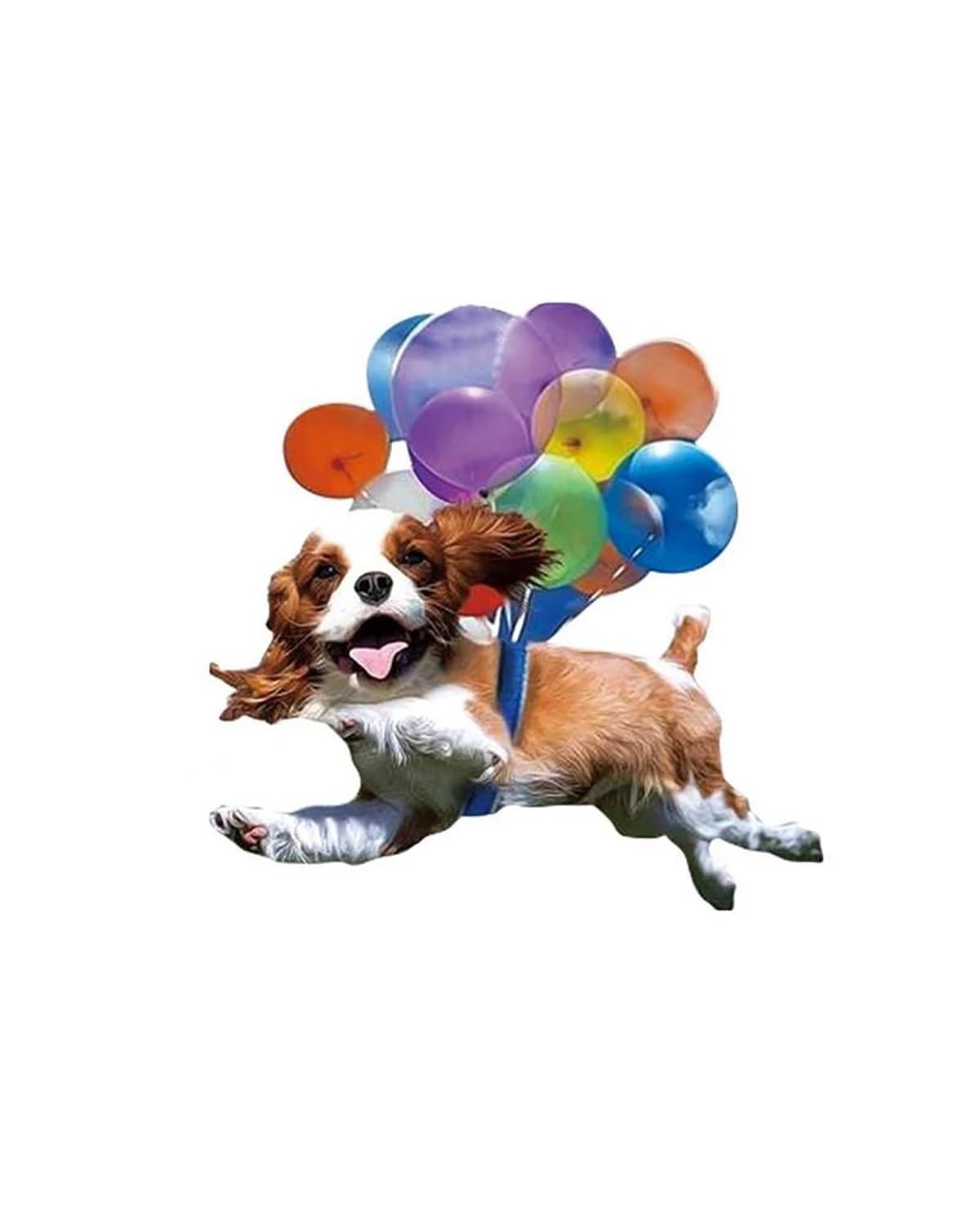 Auto innenspiegel anhänger Bunte Ballon Welpen Auto Anhänger Flach Fliegende Haustier Hund Auto Rückspiegel Anhänger Hängen Niedlichen Hund Ornament Auto Zubehör Rückspiegel Anhänger Auto(MC5) von SHUGWA