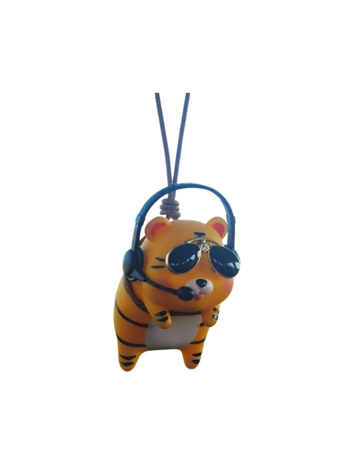 Auto innenspiegel anhänger Schwein Auto Anhänger SwingTigger Auto Zubehör Innen Auto Rückspiegel Anhänger Geburtstag Geschenk Auto Decoraction Ornament Rückspiegel Anhänger Auto(Sunglasses Panda) von SHUGWA