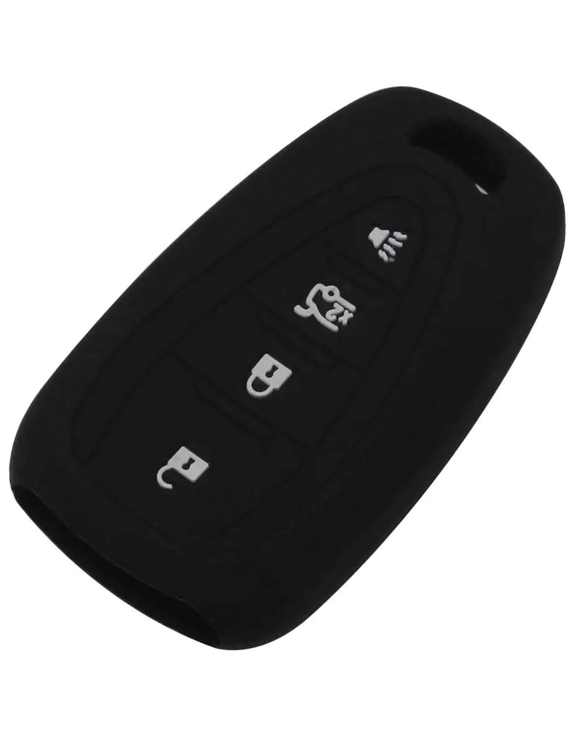 Funkschlüsseletui 10 Teile Für Tracker Für Cruze Remote 4 Tasten Silikon Auto Schlüssel Fob Abdeckung Fall Haube Halter Schützen Set Shell Haut Autoschlüsselgehäuse(Black) von SHUGWA