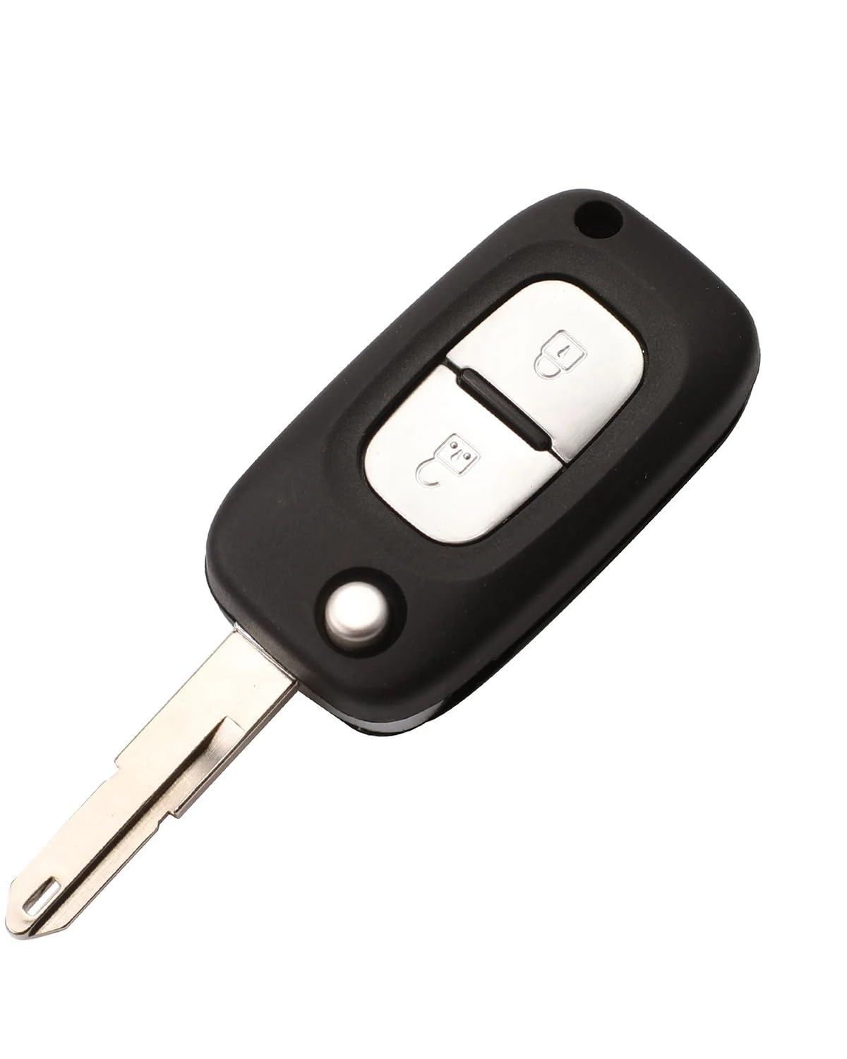 Funkschlüsseletui 2/3 Tasten Remote Flip Klapp Auto Schlüssel Shell Fall Fob Für Clio 3 Für Megane 3 Für Kangoo Für Modus Autoschlüsselgehäuse(2B with 206) von SHUGWA