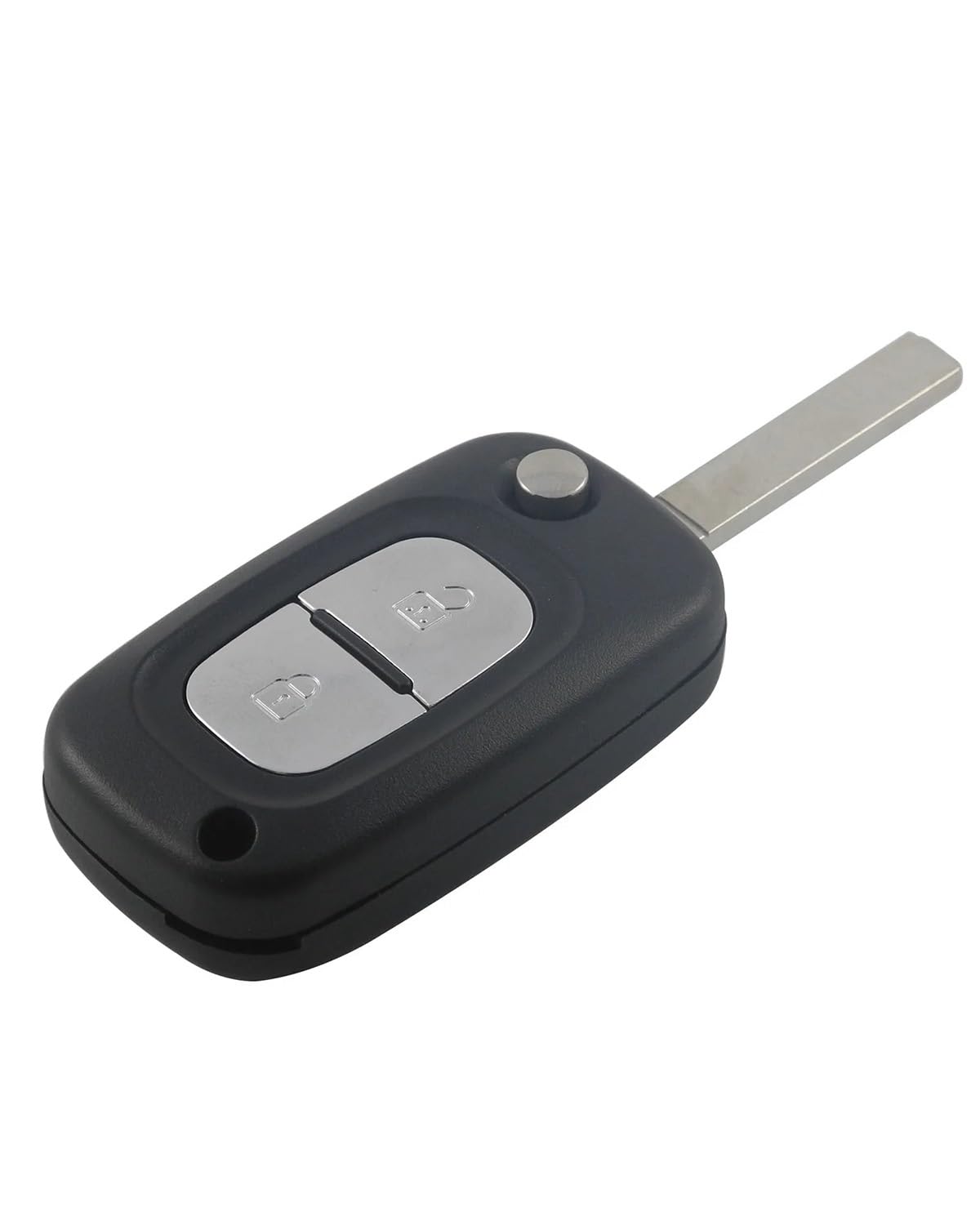 Funkschlüsseletui 2/3 Tasten Remote Flip Klapp Auto Schlüssel Shell Fall Fob Für Clio 3 Für Megane 3 Für Kangoo Für Modus Autoschlüsselgehäuse(2B with VA2) von SHUGWA