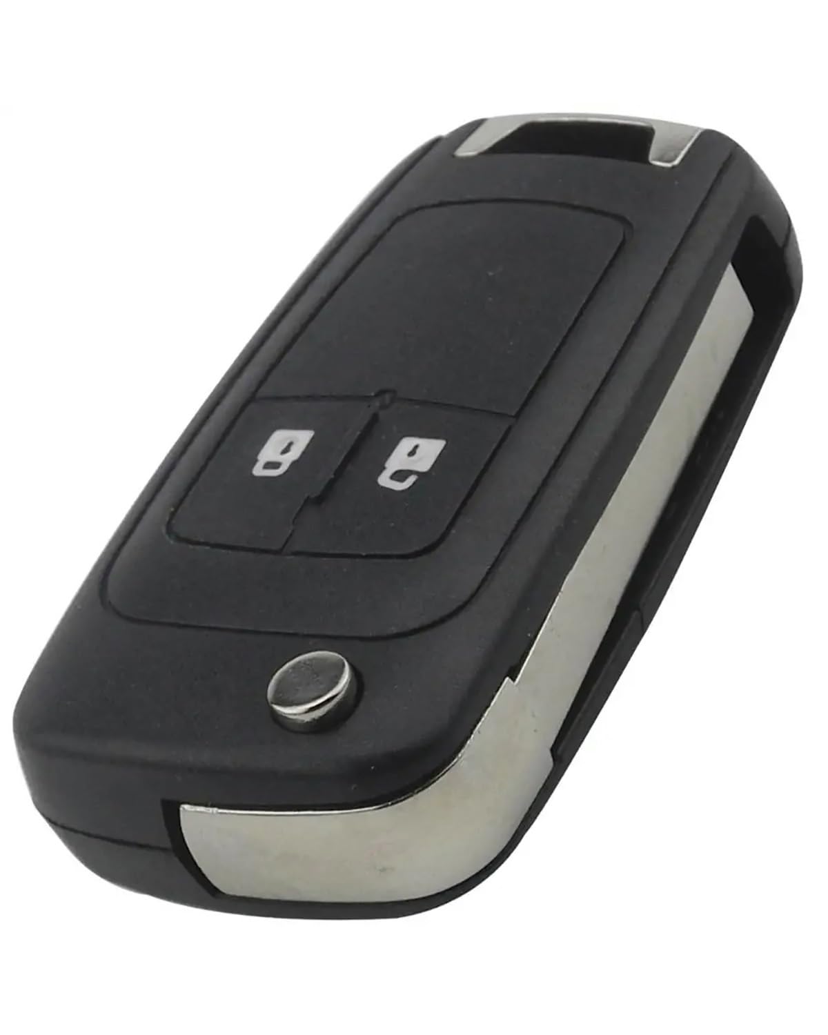 Funkschlüsseletui 20p Flip Folding Remote Autoschlüssel Shell Für Cruze Für Epica Für Lova Für Camaro Für Impala 2 3 4 5 Taste HU100 Autoschlüsselgehäuse(2 Buttons) von SHUGWA