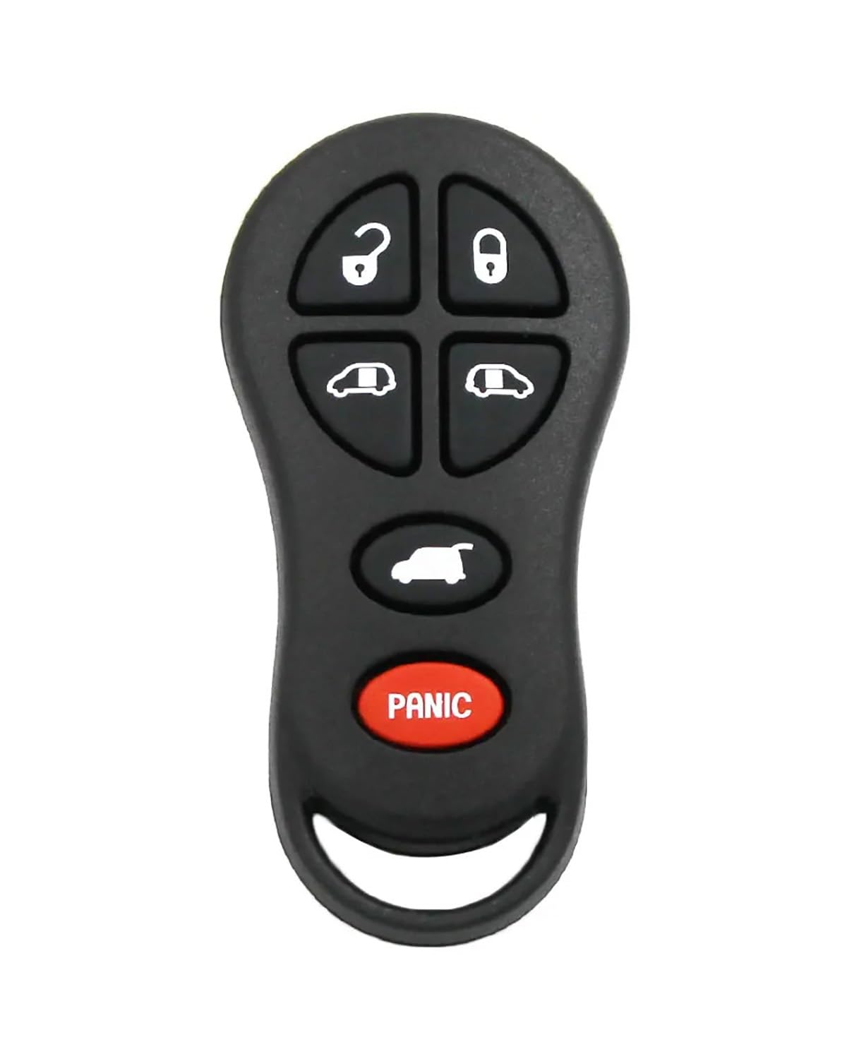 Funkschlüsseletui 5 + 1 Taste Ersatz Schlüssel Shell Für Für Dodge Für Remote Key Fall Fob 6 Taste Autoschlüsselgehäuse von SHUGWA