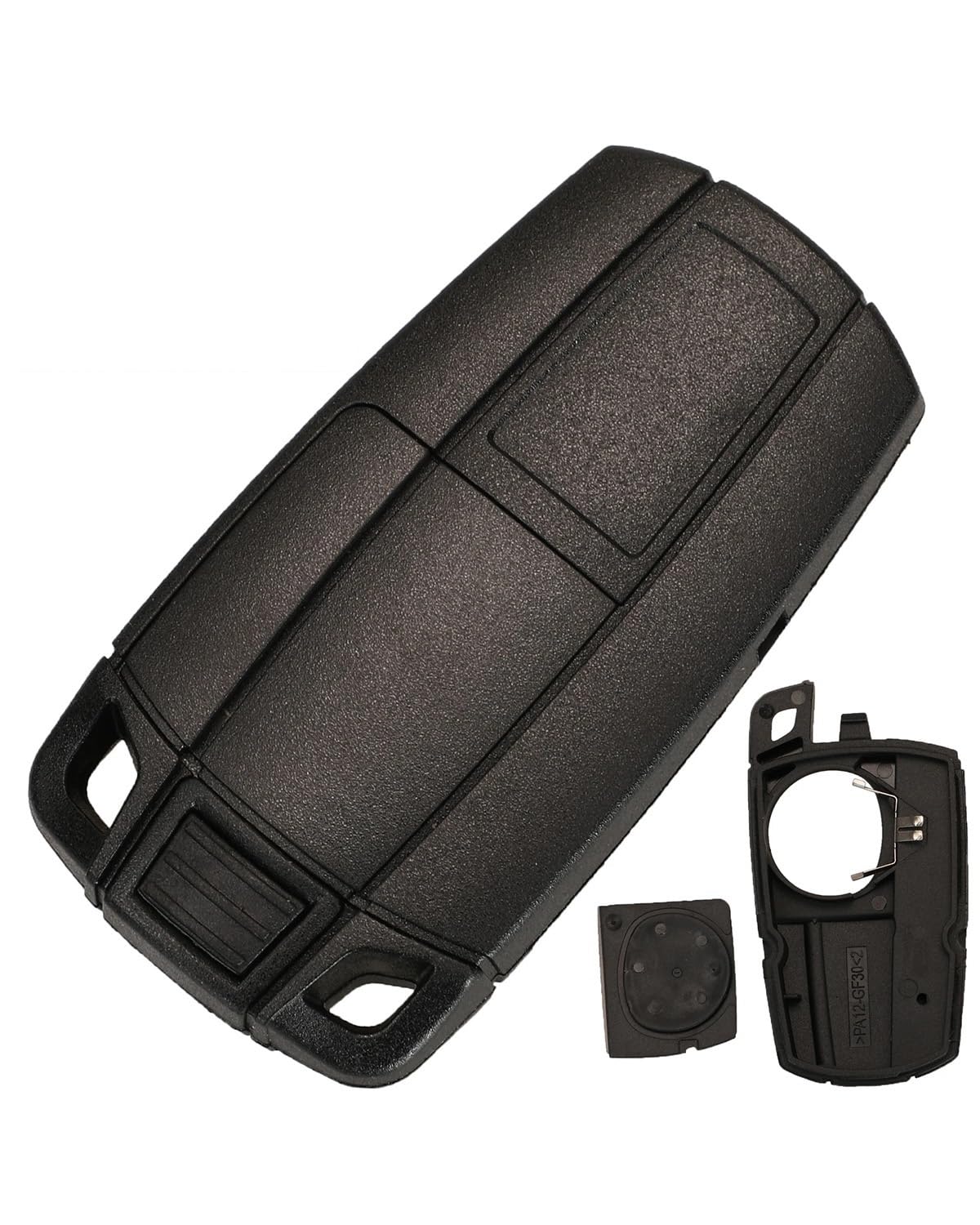 Funkschlüsseletui Fernbedienung Autoschlüssel Für 1 3 5 6 Für Serie Für E90 Für E91 E92 E60 Shell Case Fob Case Cover Autoschlüsselgehäuse(Battery Holder) von SHUGWA