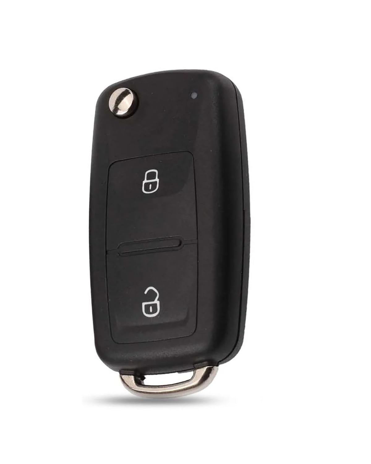 Funkschlüsseletui Flip Fob Remote Auto Schlüssel Fall Abdeckung Shell Für Caddy Für EOS Für Golf Für Jetta Für Beetle Für Polo Für Up Autoschlüsselgehäuse(2 Buttons) von SHUGWA