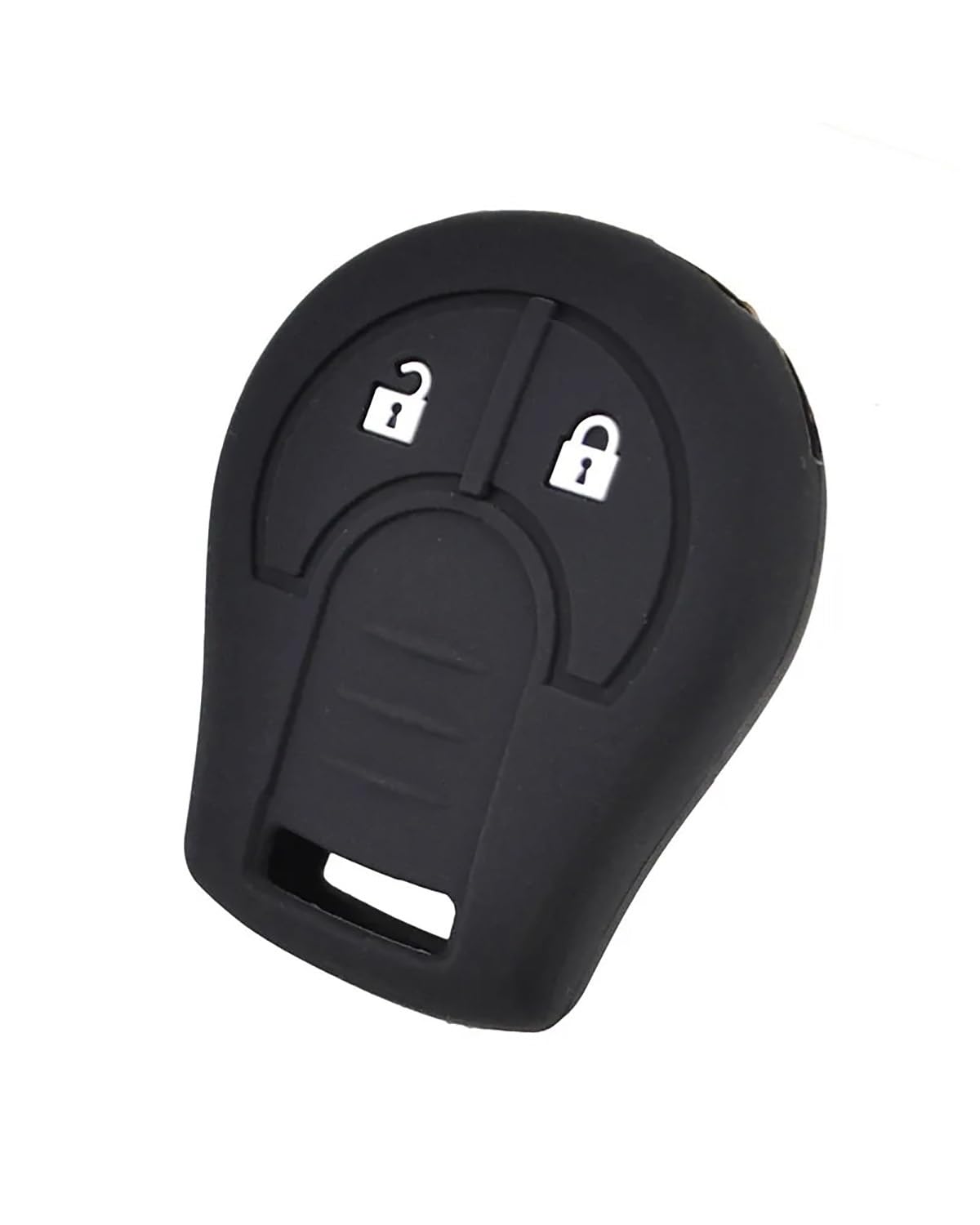 Funkschlüsseletui Silikon-Autoschlüsseletui Für Note Micra Juke Qashqai Tiida X-Trail Für NV200 Cube Cover Keyless Remote Fob Shell Protector Autoschlüsselgehäuse von SHUGWA