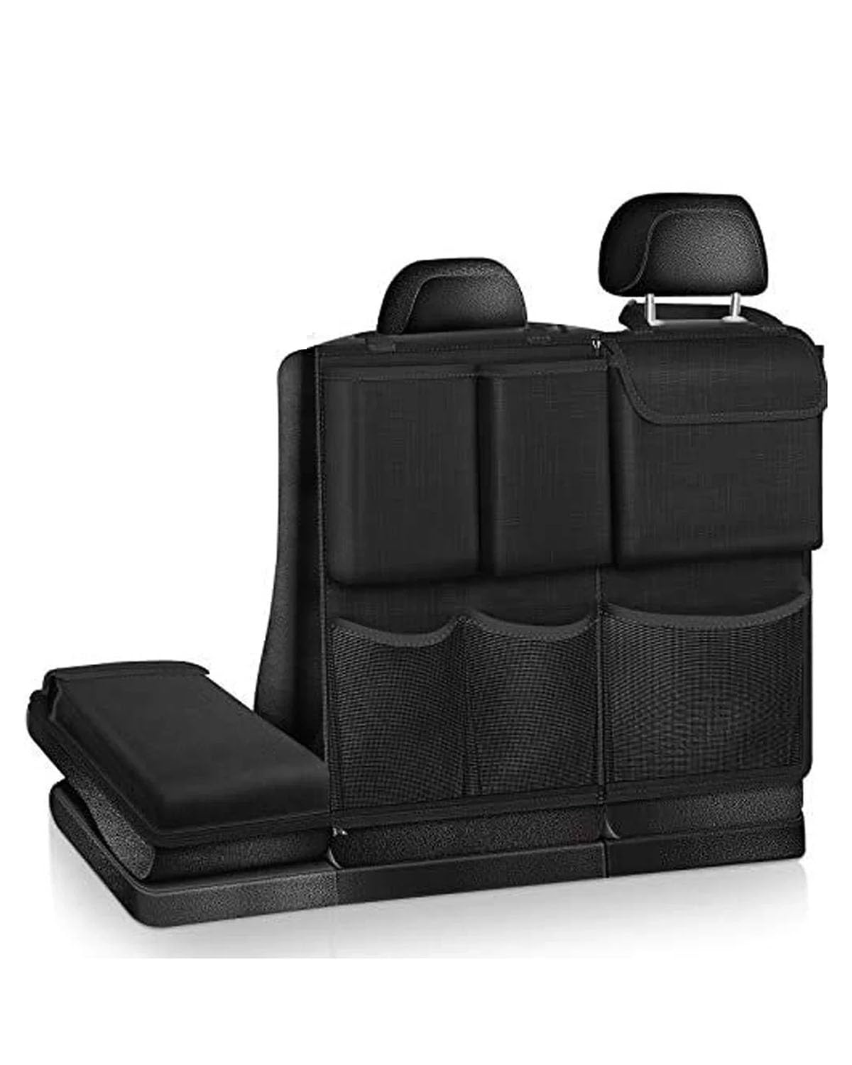 Gepäcknetz Auto Auto-Aufbewahrungs-Organizer, Kofferraumtasche, Universelle Rücksitz-Aufbewahrungstasche, Frachthalter, Taschen-Organizer, Universell Kofferraum Organizer(Black) von SHUGWA