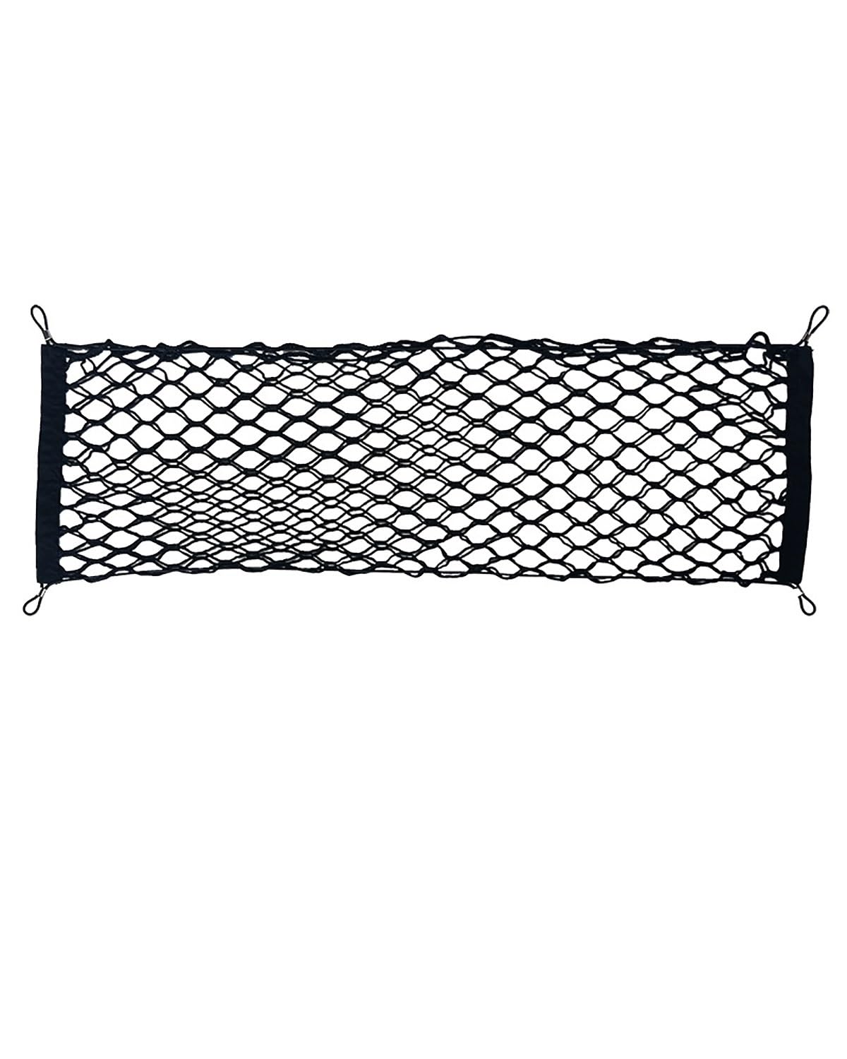 Gepäcknetz Auto Auto-Kofferraumnetz Elastisches Nylon Aufbewahrungsnetz Für Die Rückseite des Autos Doppellagiger Gepäck-Lebensmittelhalter Kofferraum Organizer(110 x 40cm) von SHUGWA