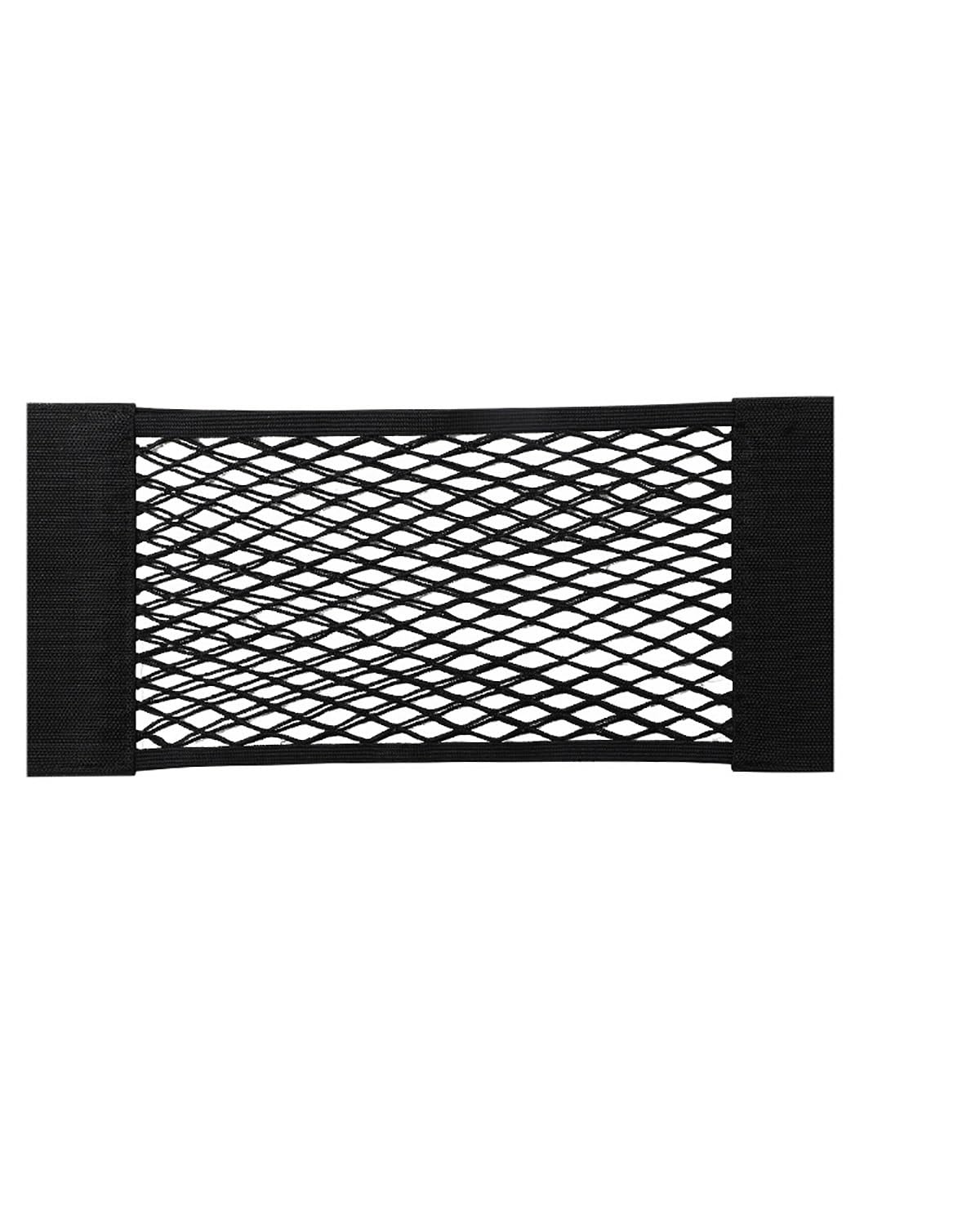 Gepäcknetz Auto Auto-Rückenlehne Elastisches Netz Kofferraum Sitzschnur Netz Magischer Aufkleber Aufbewahrungstasche Taschenkäfig Auto-Organizer Sitzlehnentasche Kofferraum Organizer(25x60cm) von SHUGWA