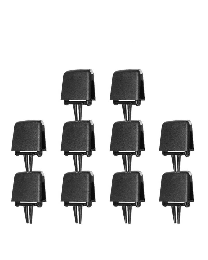 Grille Vent Klimaanlage 1-10Pcs 3 Serie E90 2005-2012 AC Vent Grille Slider Clip Auto Vorne AC Klimaanlage Vent Outlet Tab Clip Reparatur Kit Auto Klimaanlage Vent(10PCS) von SHUGWA