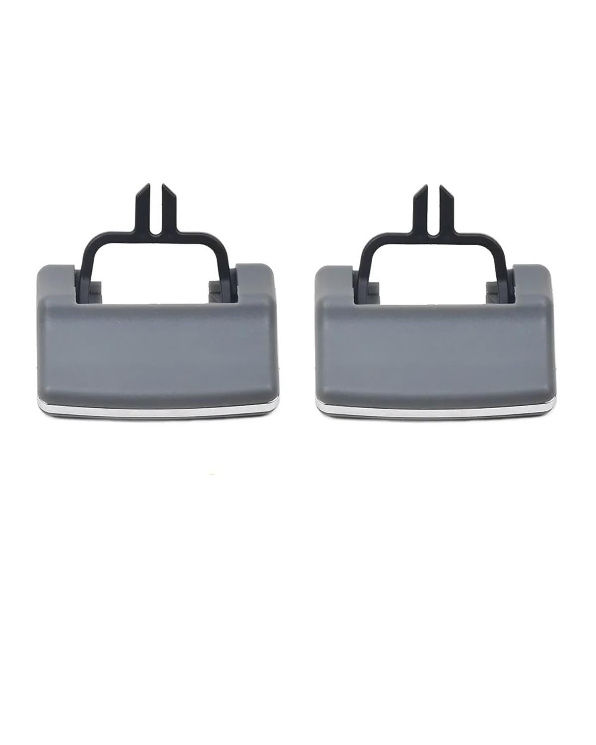 Grille Vent Klimaanlage Für Benz W164 X164 ML GL 2005 2006-2012 Auto Zubehör Dashboard Air Conditioner Outlet Pick AC Vent Grille Tab Clip Reparatur Kit Auto Klimaanlage Vent(Gray 2pcs) von SHUGWA