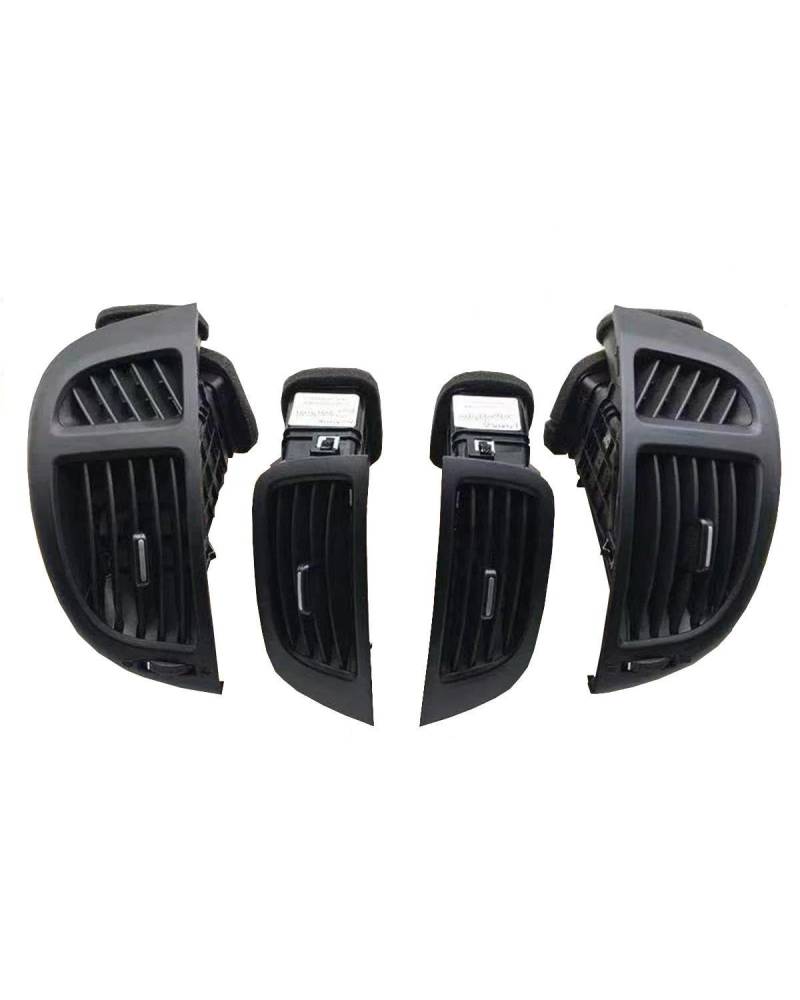 Grille Vent Klimaanlage Für FORTE Für CERATO 2008 2009 2010 2011 2012 2013 Klimaanlage AC Outlet Vorne Air Outlet Center Vents Platte Panel LH ​​RH Auto Klimaanlage Vent(A Set 4 PCS) von SHUGWA