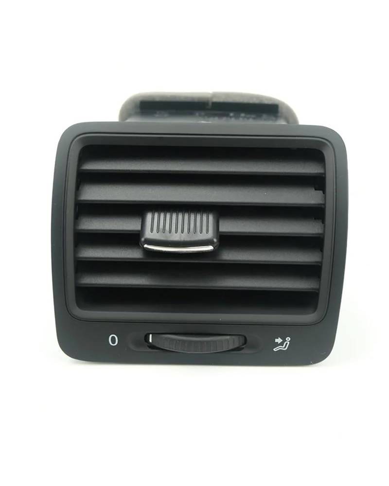 Grille Vent Klimaanlage Für Jetta 5 Für Golf MK5 Für GTI MKV Kaninchen 1 Stück Schwarz Rechts Dashboard Klimaanlage Outlet Vent Doppel-Blitz Schalter Auto Klimaanlage Vent(Left) von SHUGWA