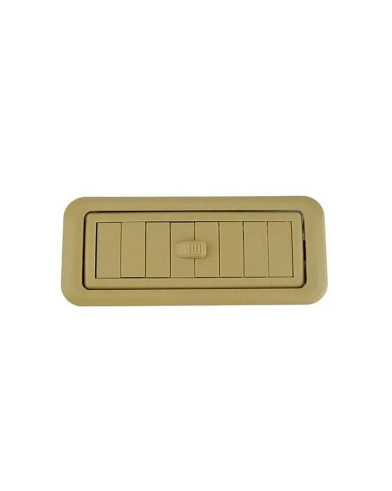 Grille Vent Klimaanlage Für Land Für Cruiser Für Prado LC150 150 2010-2017 Dach Klimaanlage Vent Auto Innen Dach AC Klimaanlage Auslass Air Vent Auto Klimaanlage Vent(Beige Yellow) von SHUGWA