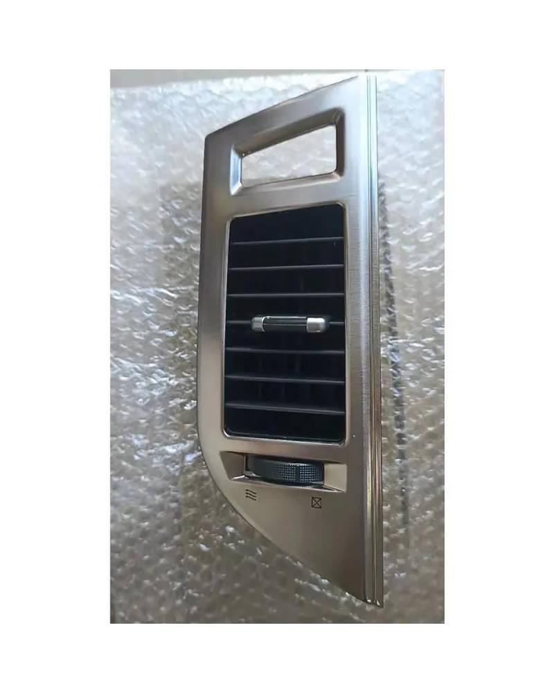 Grille Vent Klimaanlage Für Pajero Montero V87 V93 V95 V97 V98 2017 2018-2022 1PCS Silber Air Vent Outlet Instrument Panel Board AC Klimaanlage Auto Klimaanlage Vent(NO Buttons 1 Left) von SHUGWA