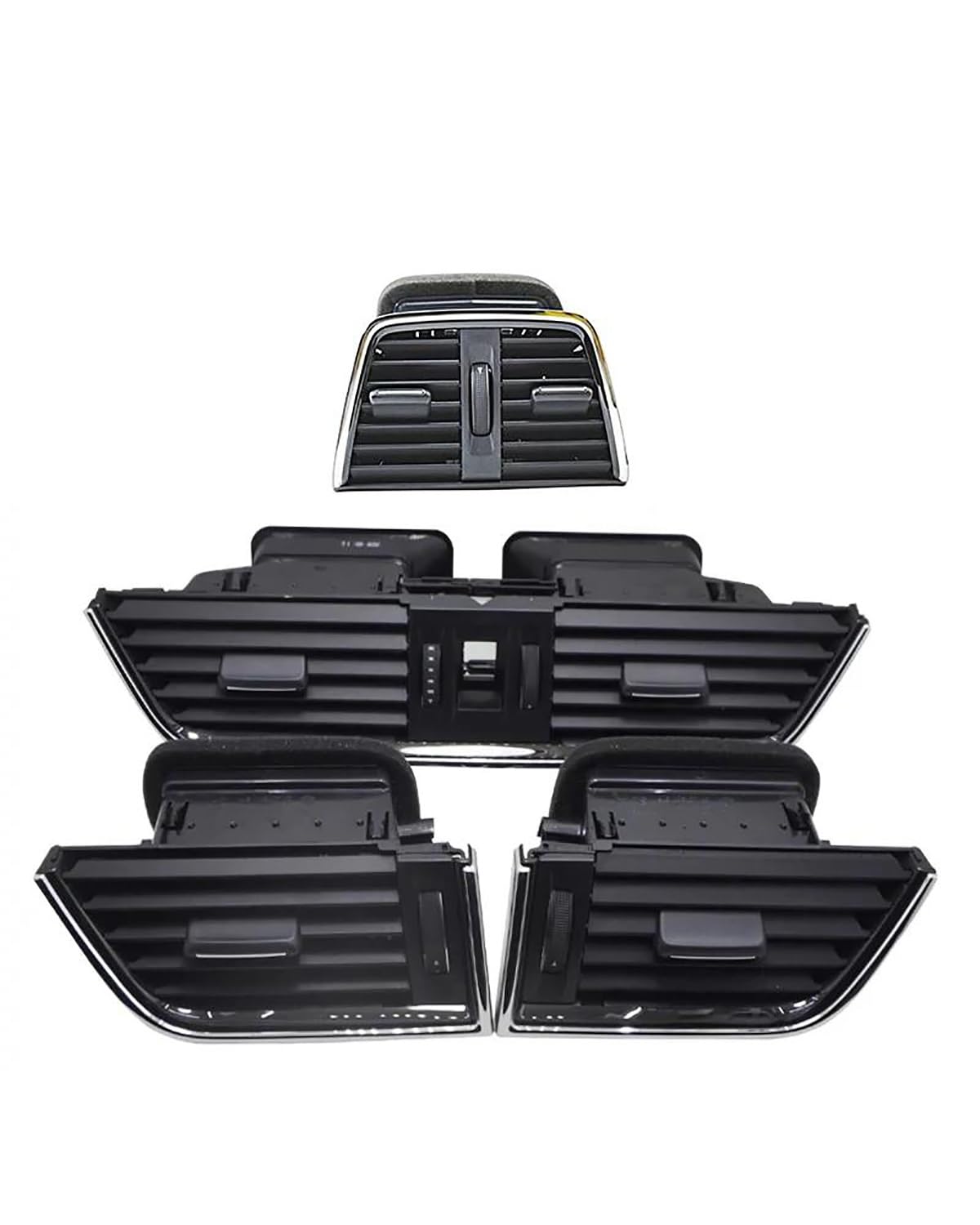 Grille Vent Klimaanlage Für Skoda Für Octavia 2015 2016 2017 2018 2019 2020 2021 2022 Auto Front Dash Board Klimaanlage Outlet AC Air Vent Auto Klimaanlage Vent(4 PCS) von SHUGWA