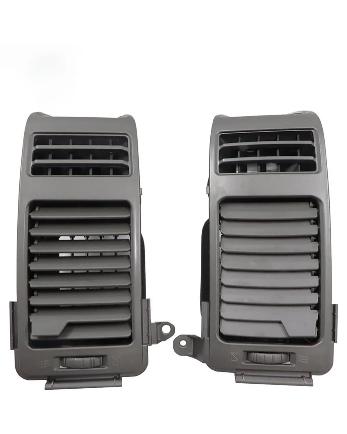 Grille Vent Klimaanlage Für Titan Für Armada 2004 2005 2006 2007 2008-2012 Auto Klimaanlage Vent Control Keine Center Lautsprecher Dash Outlet Panel Taste Auto Klimaanlage Vent(Left and Right-Gray) von SHUGWA