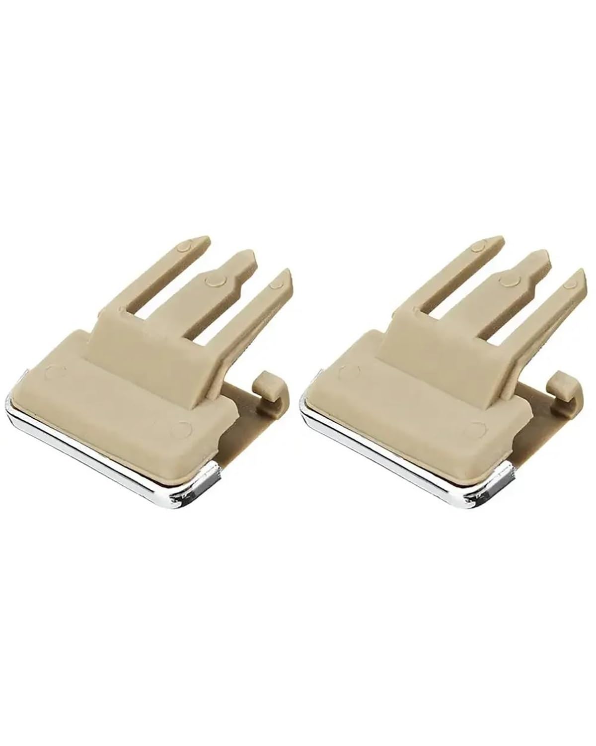 Grille Vent Klimaanlage Für Toyota Für Corolla 2007-2013 2Pcs Auto Dashboard Air Conditioner Outlet Pick AC Vent Grille Tab Clip Ersatz Zubehör Auto A C Entlüftung(Beige) von SHUGWA