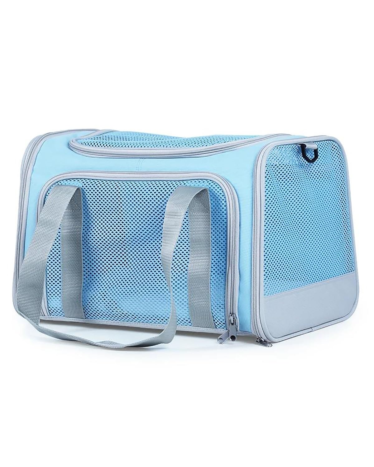 Hundesitz Auto Auto Katze Hund Tasche Katze Käfig Tragbare Haustier Ausflug Haustier Rucksack Träger Reise Große Raum Zusammenklappbar Für Sitz Abdeckung Verstellbarer Hundeautositz(Sky Blue,L-8kg or von SHUGWA