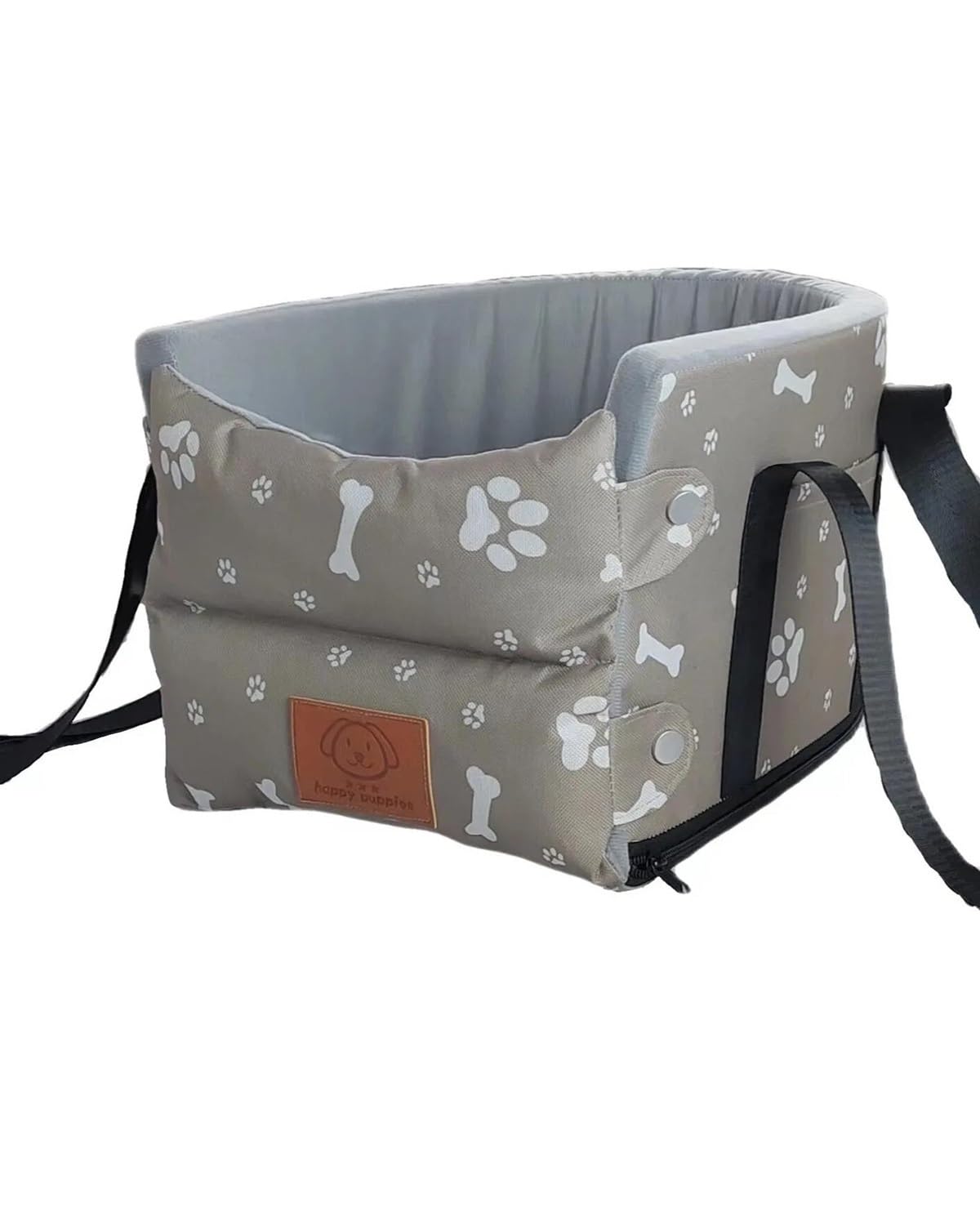 Hundesitz Auto Auto-Zentralhund Für Sitzbett Tragbare Kleine Hunde- Und Katzentrage Reisetasche Zubehör Verstellbarer Hundeautositz(Pink1) von SHUGWA