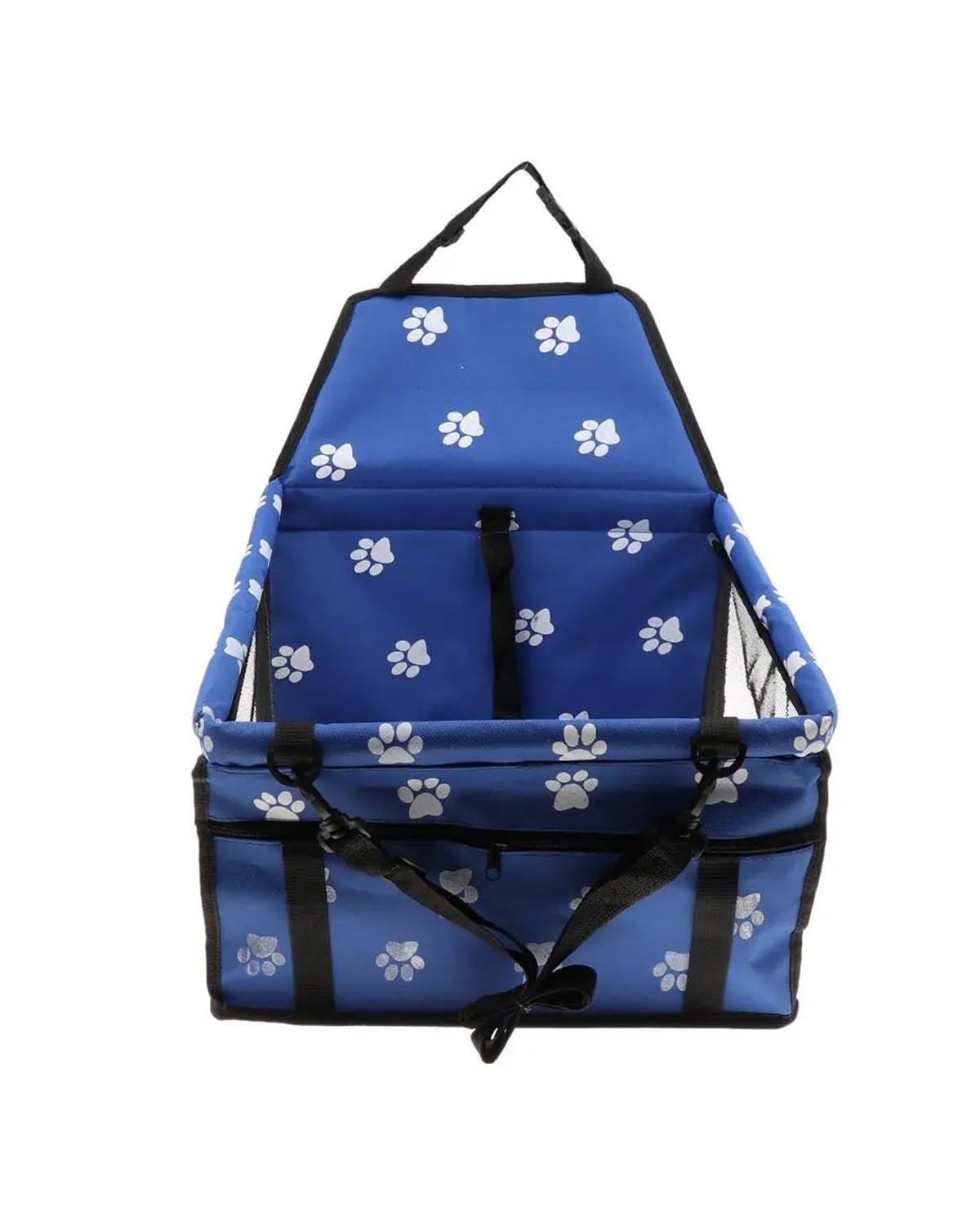 Hundesitz Auto Belüfteter Hund Für Sitzhütte Haustier-Auto-Booster Für Sitz-Reisebox Mit Leine Verstellbarer Hundeautositz(Blue) von SHUGWA