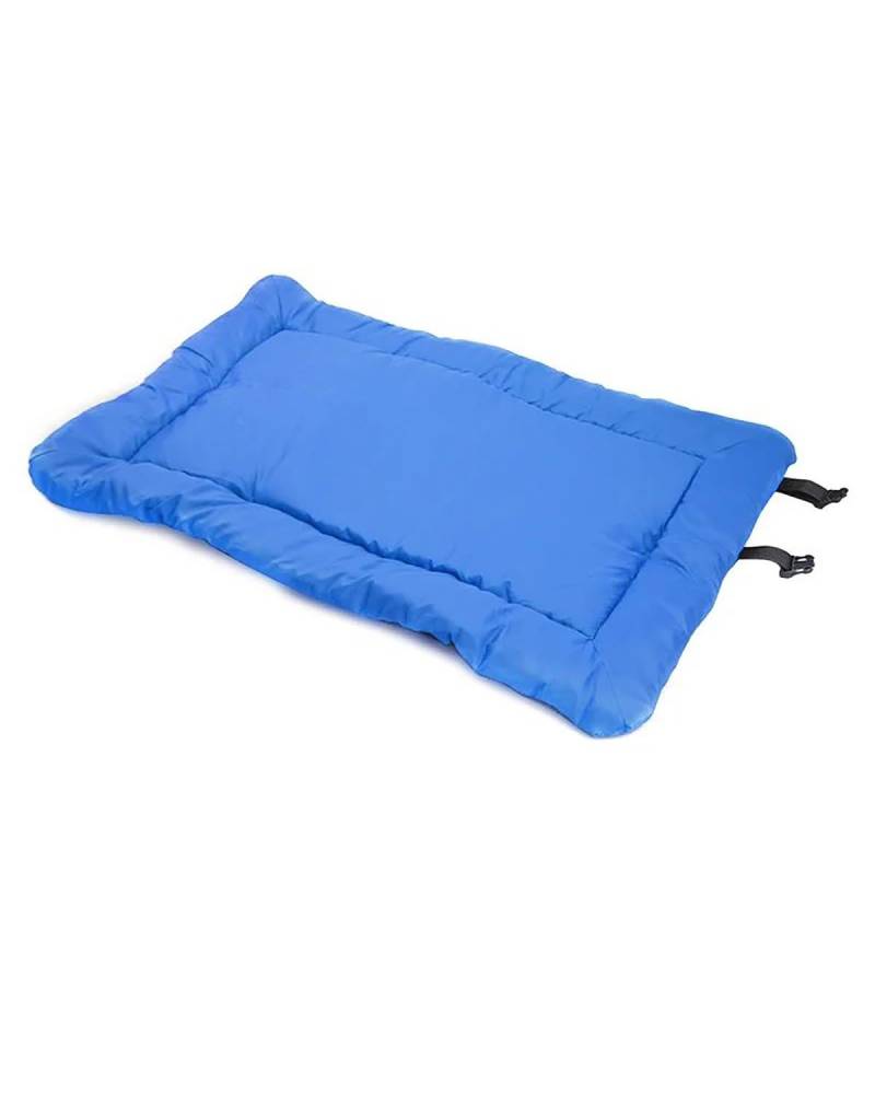 Hundesitz Auto Für Kleine Mittelgroße Und Große Hunde Tragbare Camping-Reise-Haustierunterlage wasserdichte Hundebett-Decke Im Freien Faltbare Picknick-Hundematte Verstellbarer Hundeautositz(Blue) von SHUGWA