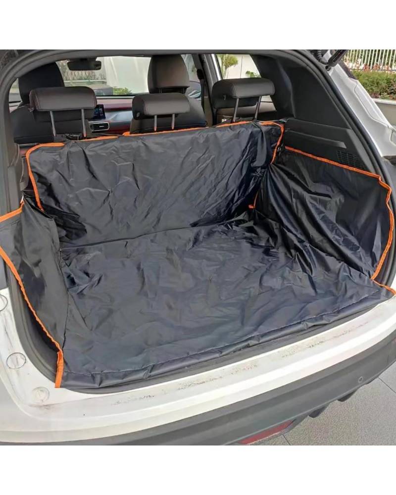 Hundesitz Auto Für SUV Limousinen Vans Cargo Liner Für Hunde Wasserdicht Pet Cargo Cover Hund Für Sitzbezug Matte Verstellbarer Hundeautositz von SHUGWA