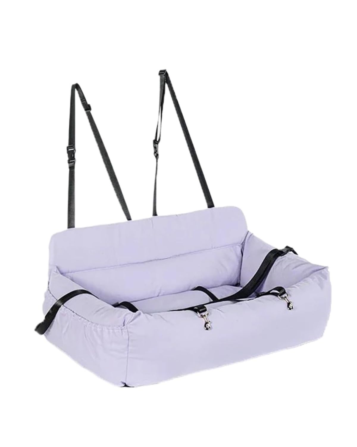 Hundesitz Auto Große Hund Träger Reise Hund Auto Für Sitz Abdeckung Klapp Hängematte Pet Träger Tasche Tragen Für Katzen Hunde Transportin Perro Autostoel Verstellbarer Hundeautositz(Purple) von SHUGWA