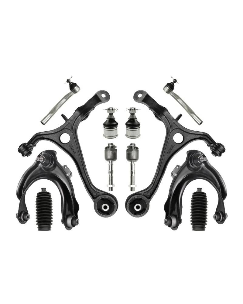 Querlenker Lagern Für Accord V6 3,0 L 2003 2004 2005 Front Upper Lower Kugelgelenk Sway Bar Link Spurstange Boot 12 Stücke Kit Querlenker von SHUGWA