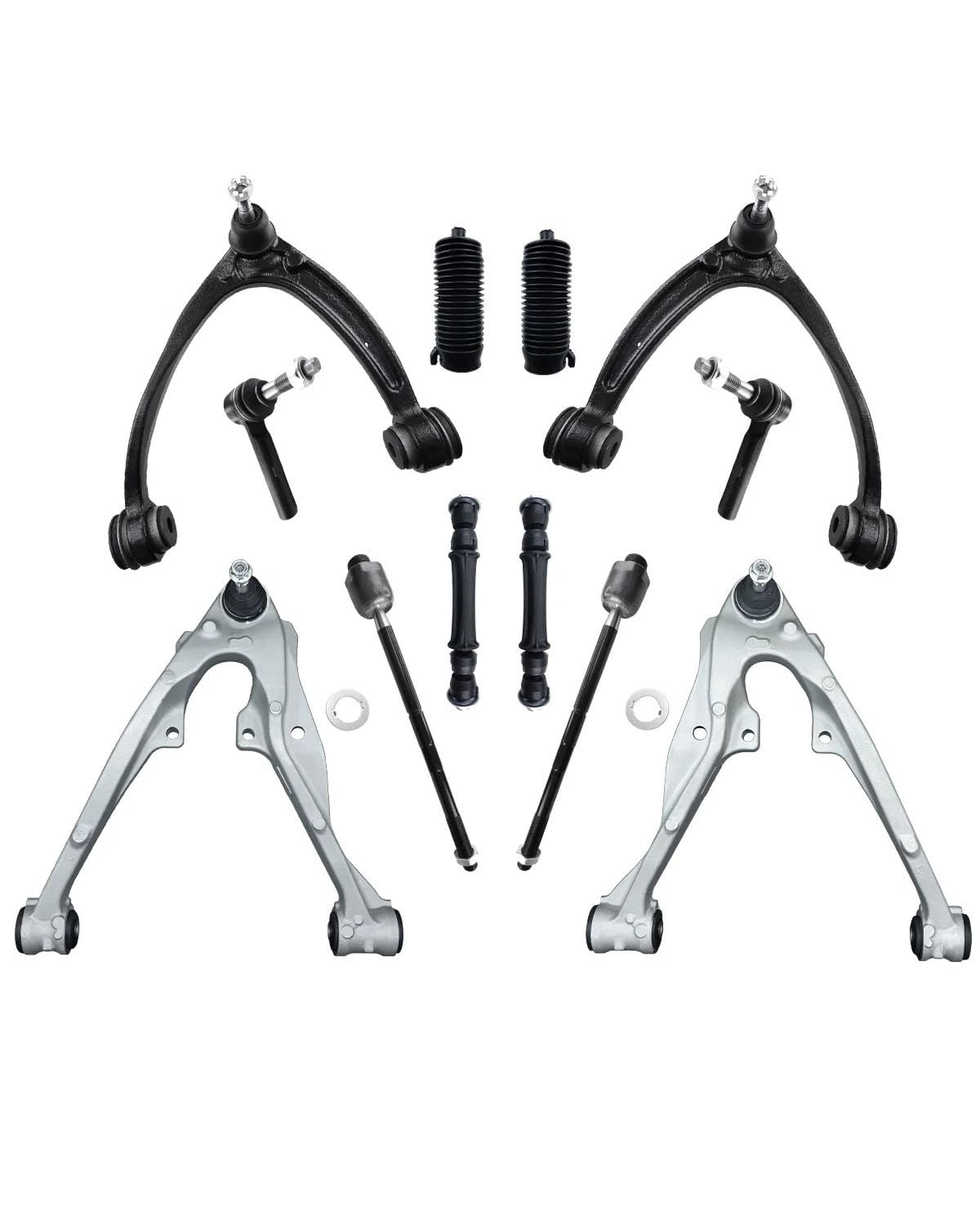 Querlenker Lagern Für Cadillac Für Escalade Für Avalanche Für Silverado Für GMC 2007 2008 2009 2010 2011 2012-2014 Front Upper Lower Sway Bar Krawatte Rod Kit Querlenker von SHUGWA