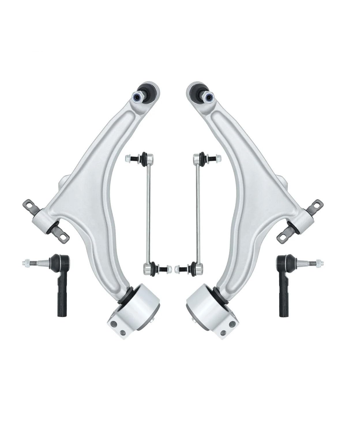 Querlenker Lagern Für Cadillac Für SRX 2010 2011 2012 2013 2014-2016 6-teiliges Vorderradaufhängungs-Set Querlenker Stabilisator Stabilisatoren Äußere Spurstangen-Set Querlenker von SHUGWA