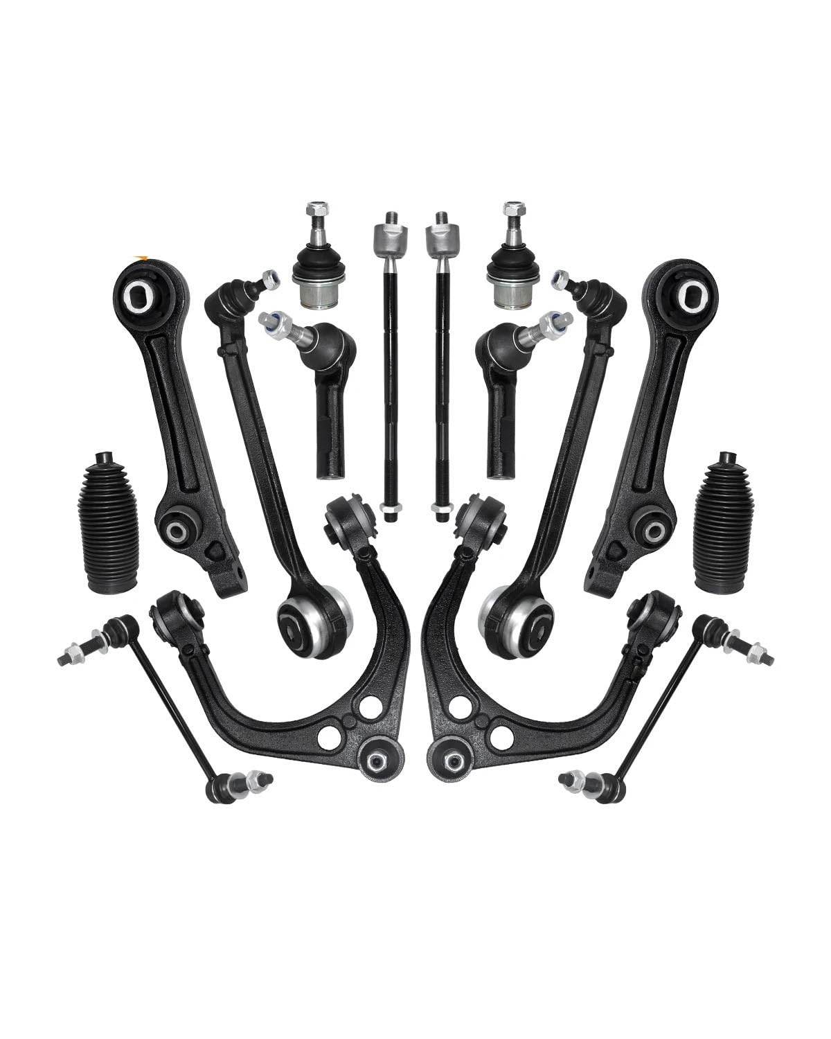 Querlenker Lagern Für Chrysler 300 Für Dodge Für Ladegerät Für Challenger 2011 2012 2013 2014 16 Stücke Front Lower Upper Querlenker Sway Bar Link Suspension Kit Querlenker von SHUGWA