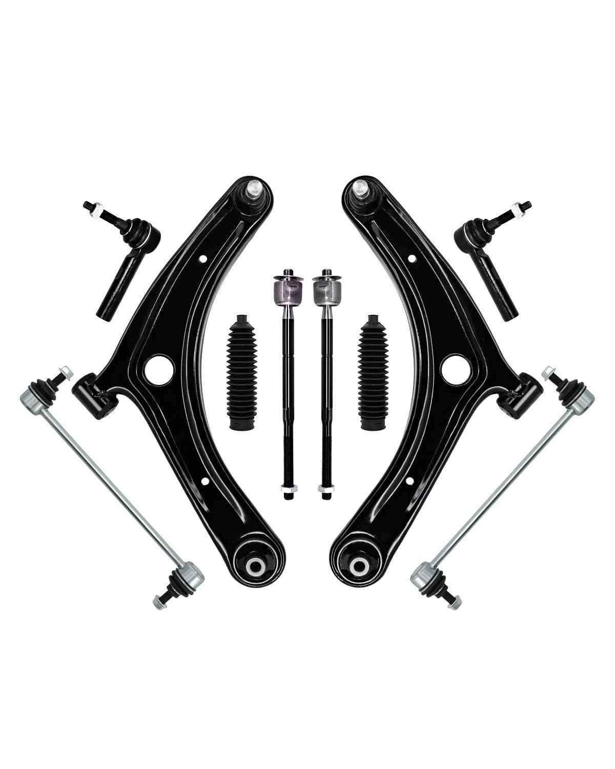 Querlenker Lagern Für Kompass Für Patriot Für Dodge Für Kaliber 2007 2008 2009 2010 2011 2012 213 2014 2015 2017 10 Stücke Front Lower Sway End Link Kit Querlenker von SHUGWA