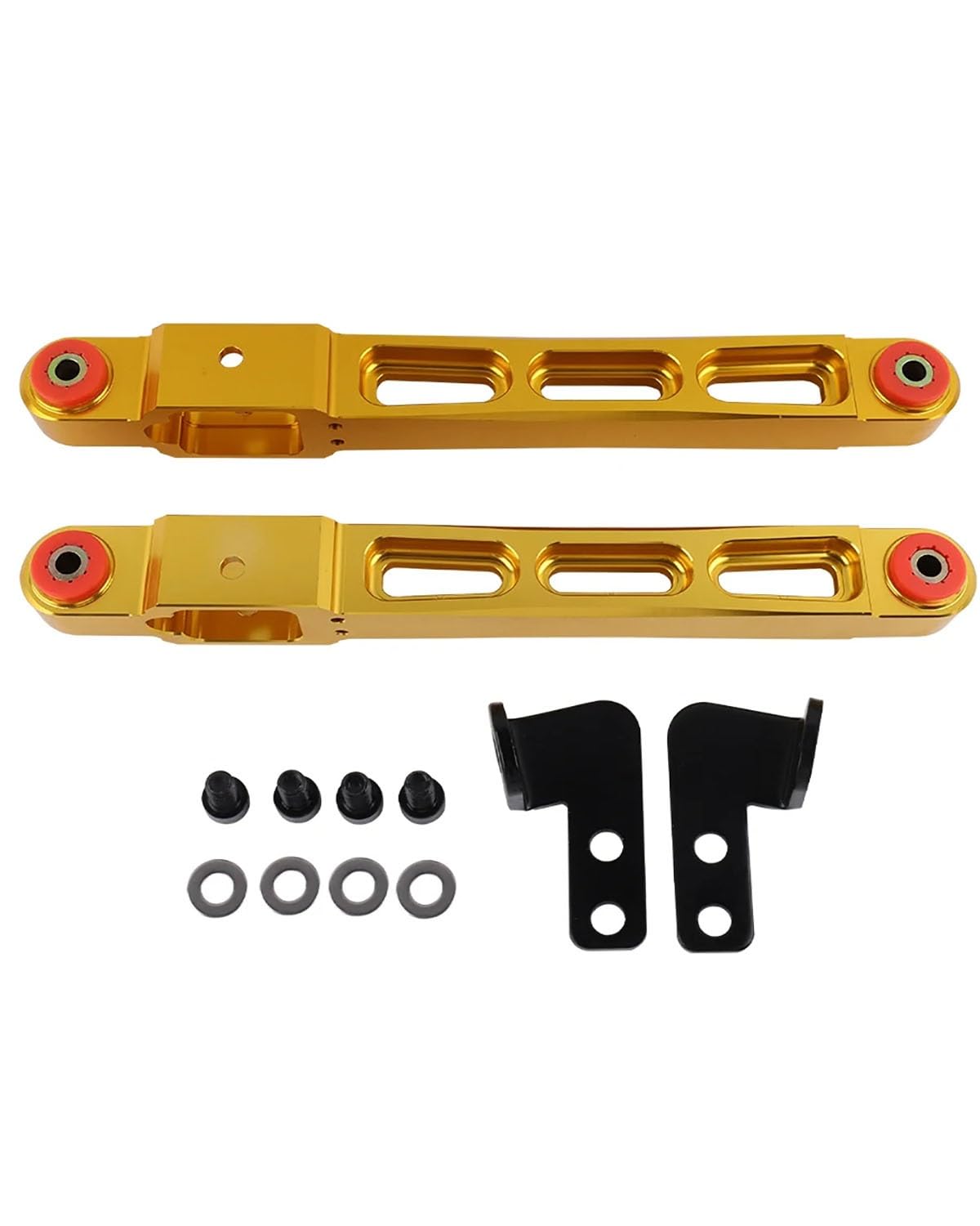 Querlenker Lagern Für Mitsubishies Für Mirage 1997 1998 1999 2000 2001 Für Proton 1,6 Chassis Teile Rear Lower Suspension Control Arme Gold Silber Querlenker(Gold) von SHUGWA