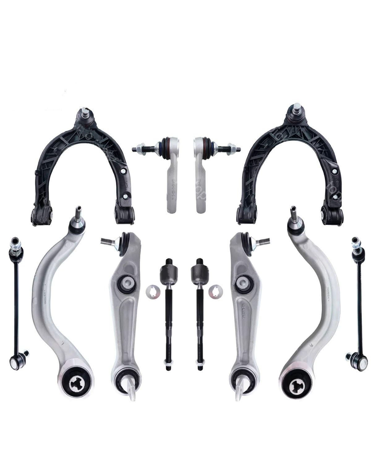 Querlenker Lagern Für Teslaes Für Modell 3 5YJ3 2017 2018 2019 2020 2021 2022 12 Stücke Front Upper Lower Stabilisator Link Krawatte Stange Suspension Kits Querlenker von SHUGWA