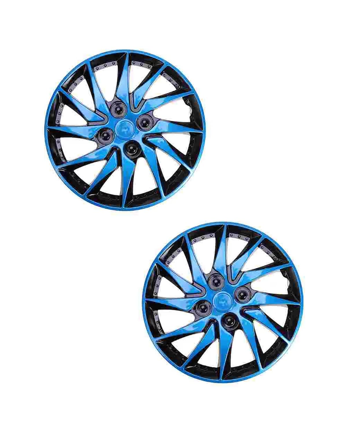 Radkappe Zubehör Automotive Autozubehör Abdeckungen Abdeckung Autofelgen Radkappen Refit Wheels Nabenzubehör Radzierblenden(Blue Black39.5X39.5C) von SHUGWA