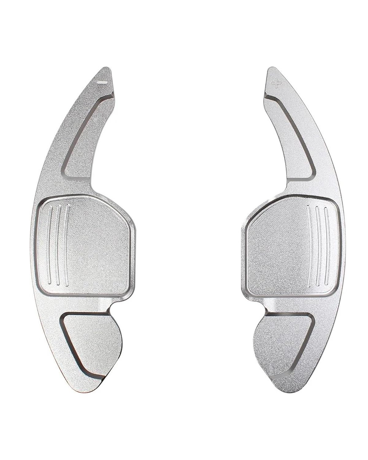 Schaltwippen Für Seat Für Alhambra Für Ateca Für Leon4 Für 5F Für FR Für Cupra Auto Lenkrad Paddel Verlängerung Aufkleber Lenkrad Schaltwippen(Silver) von SHUGWA