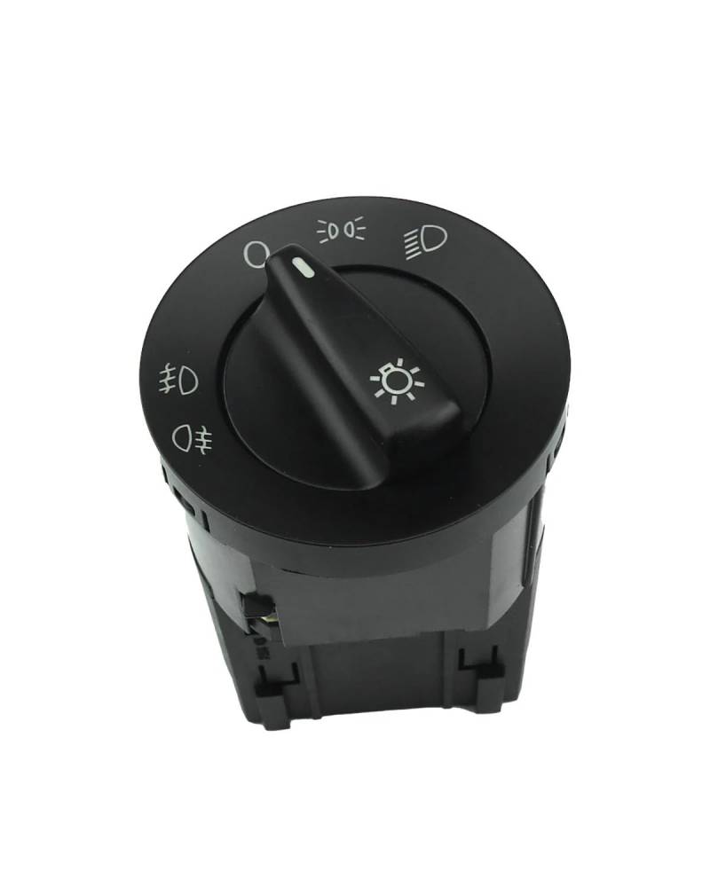 Scheinwerferschalter Auto Auto Chrom Scheinwerfer Control Knob Schalter Für Nebel Lampe Sensor Licht 3B0941531 3BD941531A Auto Scheinwerfer Lichtschalter(NO Chrome) von SHUGWA