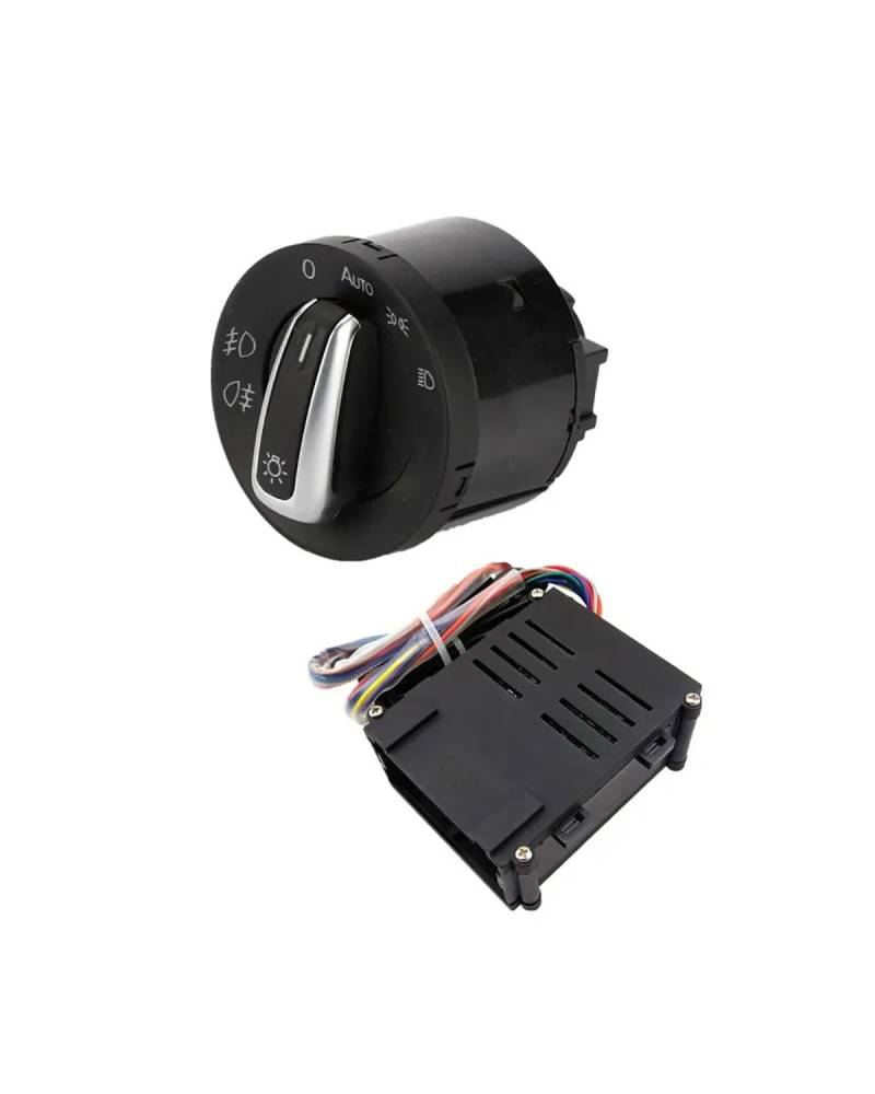 Scheinwerferschalter Auto Für Golf MK4 Für Passat Für Käfer Scheinwerfer Schalter Auto Licht Sensor Mit 5ND941431B Auto Scheinwerfer Lichtschalter(1Set Switch Sensor) von SHUGWA