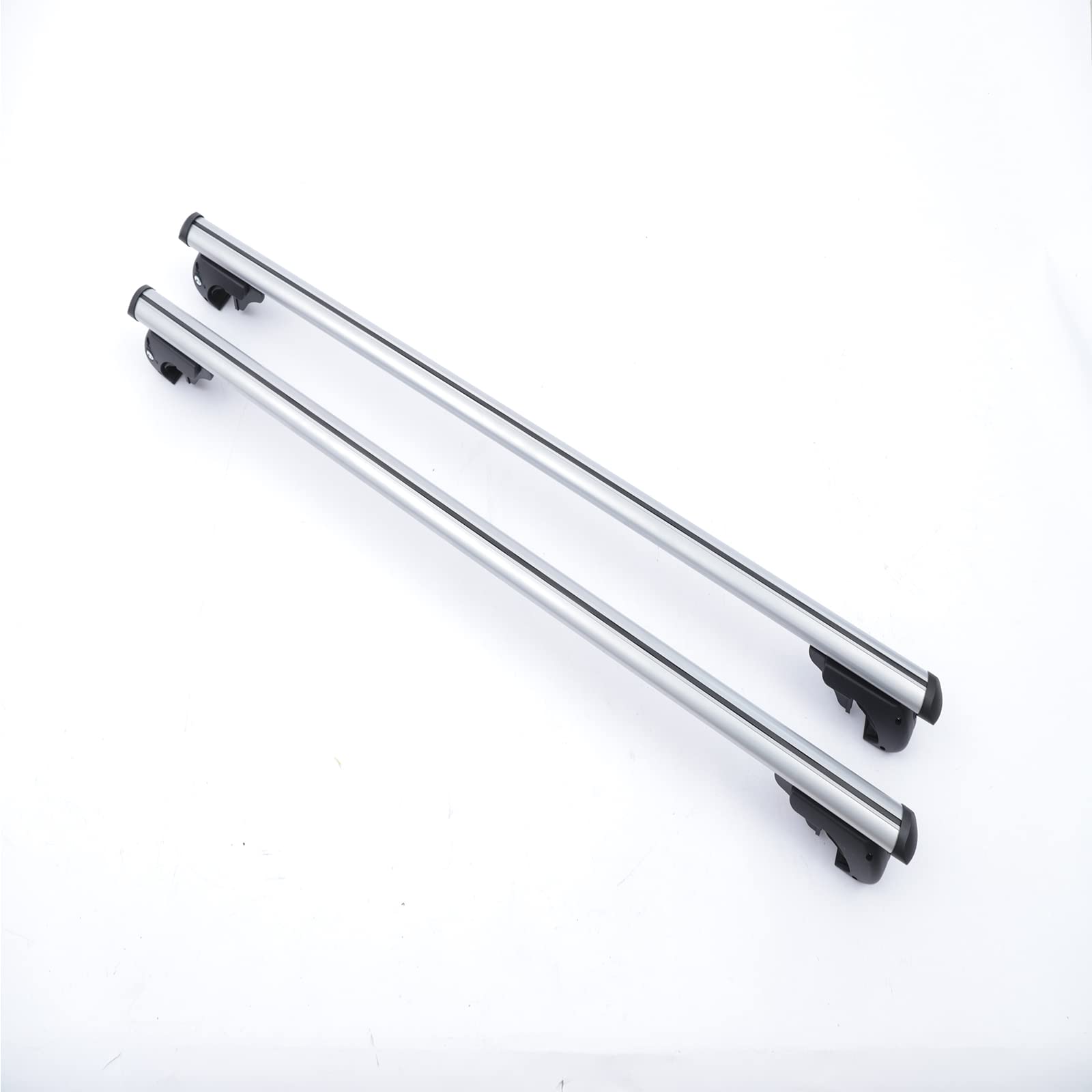 Aluminium Dachträger Kompatibel mit VW Touran Kombi 03-14 Dachträger Abschließbar Relingträger Dachgepäckträger Dachgepäckablage, Silber, 2PCS von SHZICMY