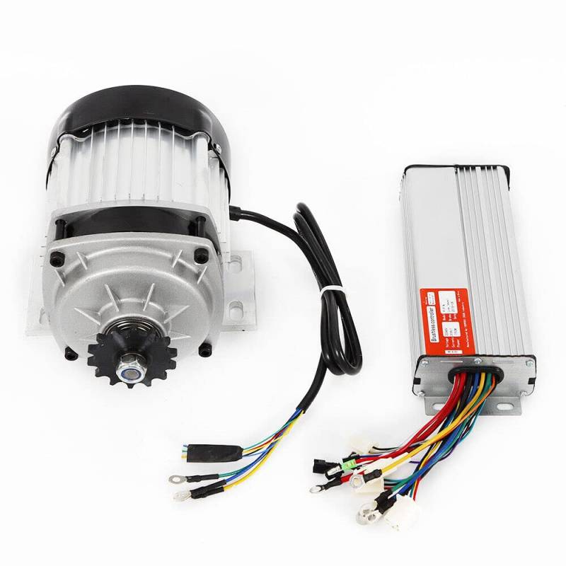 Elektromotor 48V 700W Bürstenloser Motor Set,Bürstenloser Motor Elektrofahhrad E-Bike DC Controller Brushless Electric Motor von SHZICMY