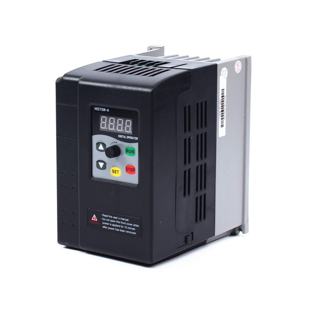 Frequenzumrichter 3 Phasen 380V Variable Frequency Drive VFD Drehstrom Drehzahlregler Frequenzwandler Frequency Inverter (380 V 1,5 kW Frequenzumrichter) von SHZICMY