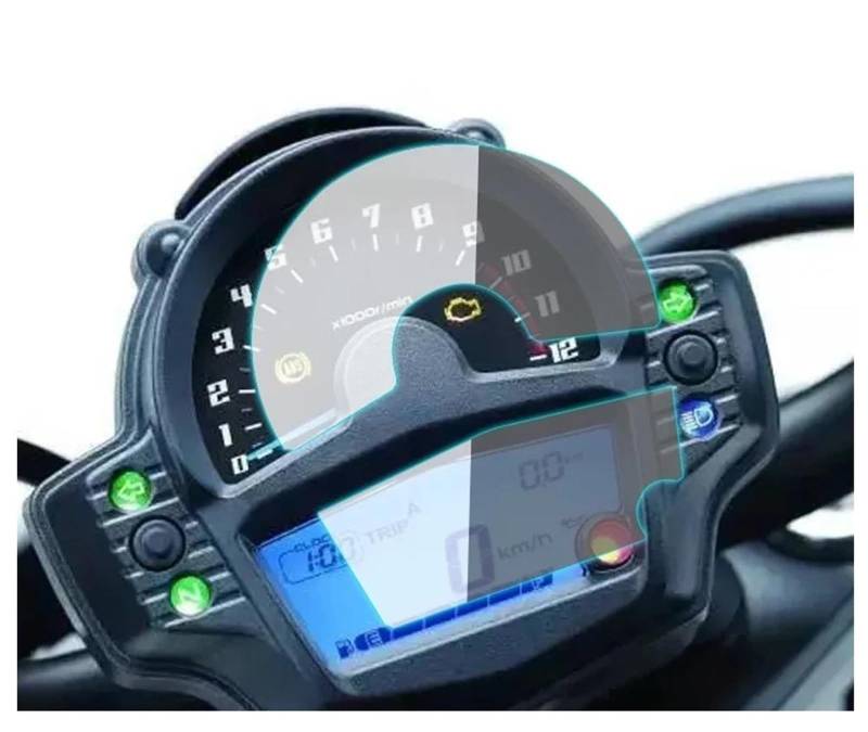 Cluster Displayschutz Für 650 VN650 15-22 Cafe 17-22 Motorradzubehör Cluster-Schutzfolie Displayschutzfolie(4 PCS) von SIBOUOU