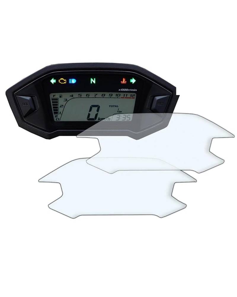 Cluster Displayschutz Für MSX125 400X Für CB400F Für CBR400R Für CRF250 Für MSX125 CBR500R Motorrad Cluster Scratch Schutz Film Screen Protector(2 PCS) von SIBOUOU