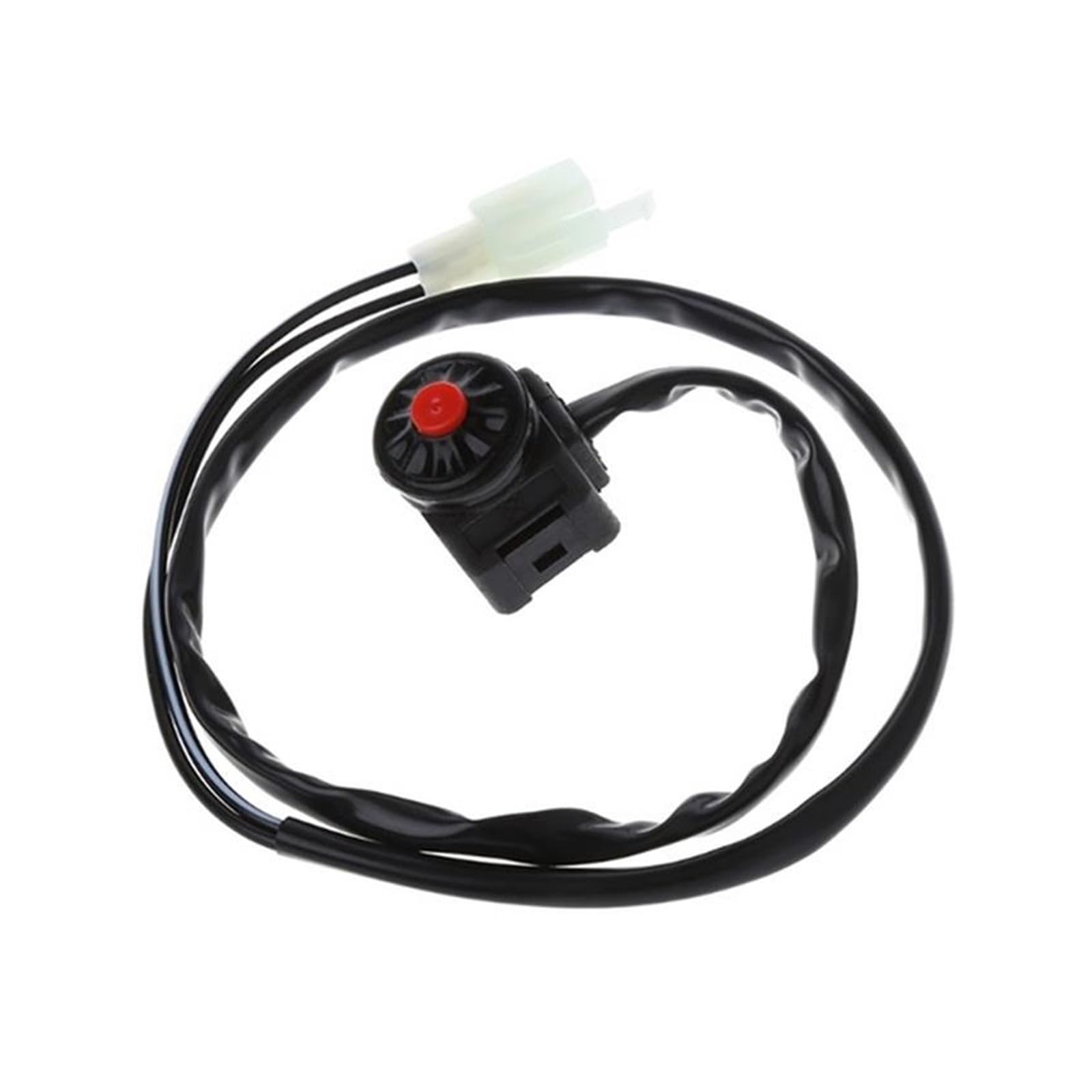 Lenkerschalter Universal Motorrad Kill Switch Rot Push Button Horn Starter Dirt Bike ATV UTV Dual Sport Für 22mm Lenker Montiert Bars von SIBOUOU