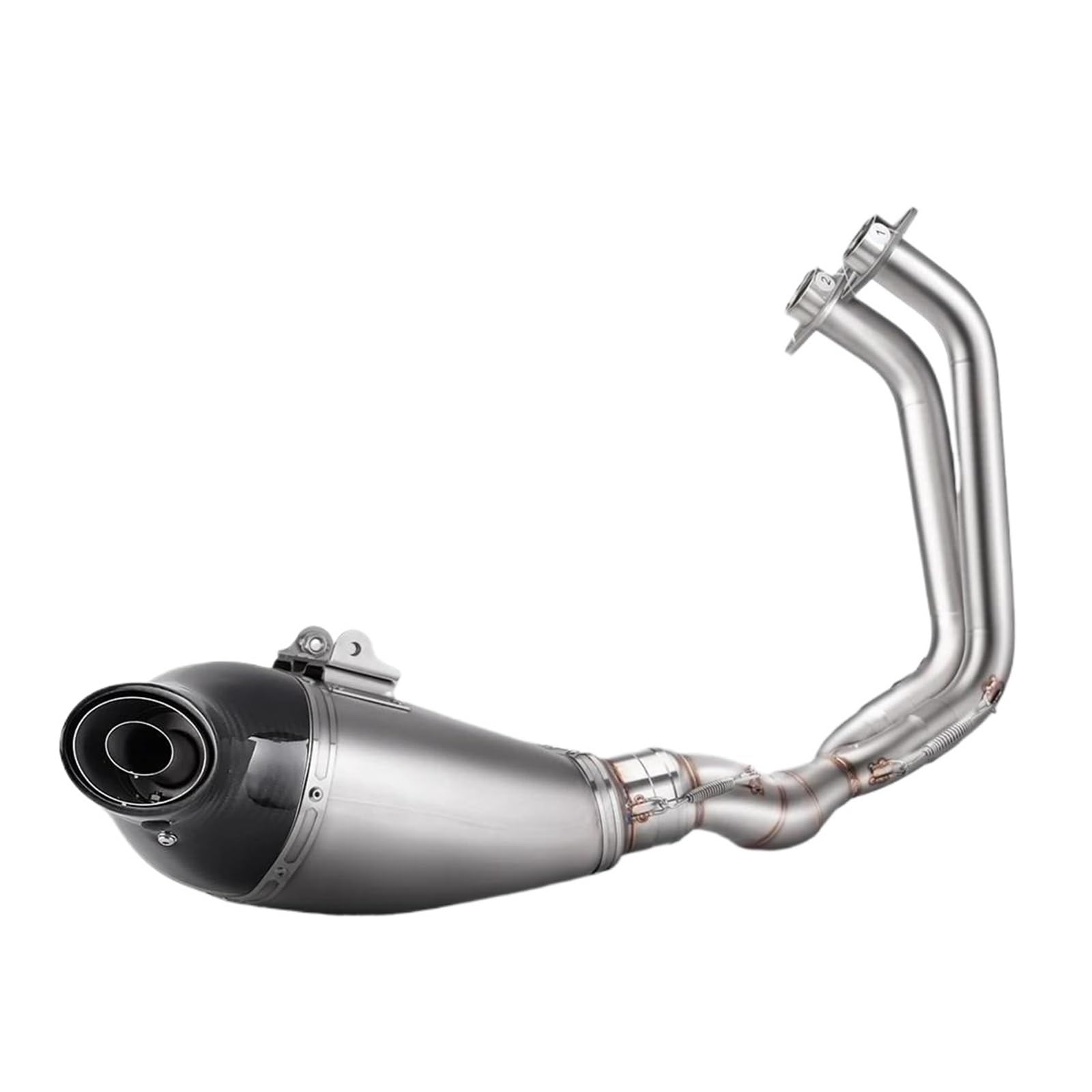 Motorrad-Endschalldämpfer Für Ninja650 650 Z650 Modify Front Link Pipe Muffler 2017-2023Underbody Full Exhaust System Motorcycle Exhaust von SIBOUOU